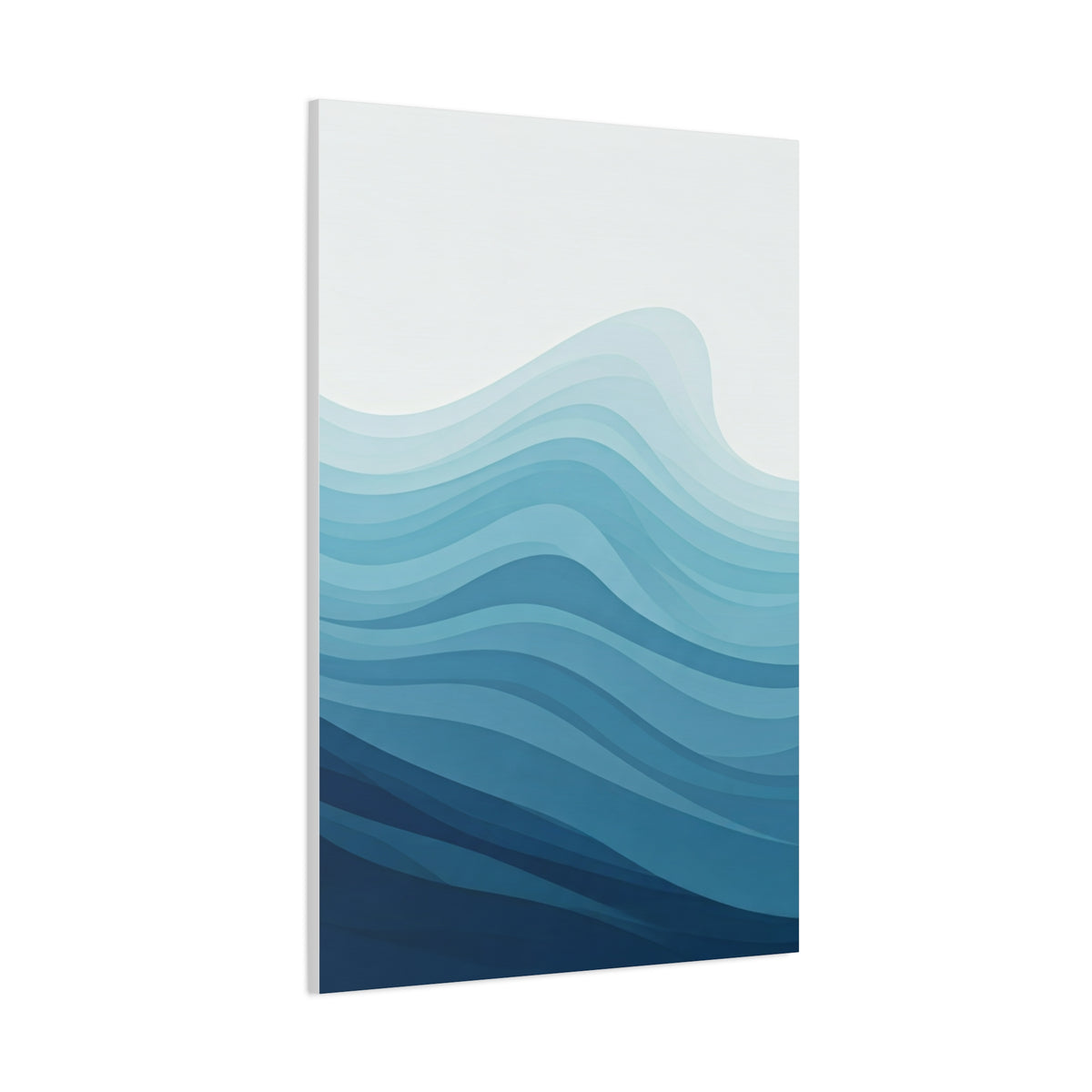 Layered Ocean Waves Abstract Wall Art & Canvas Prints