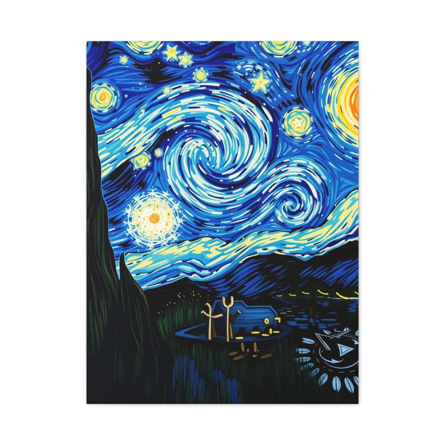 Collection The Starry Night Canvas Art Art Wall Art & Canvas Print