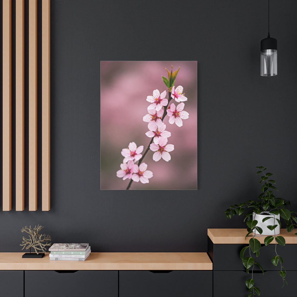 Soft Macro Cherry Blossom Floral Photography Wall Art & Canvas Prints