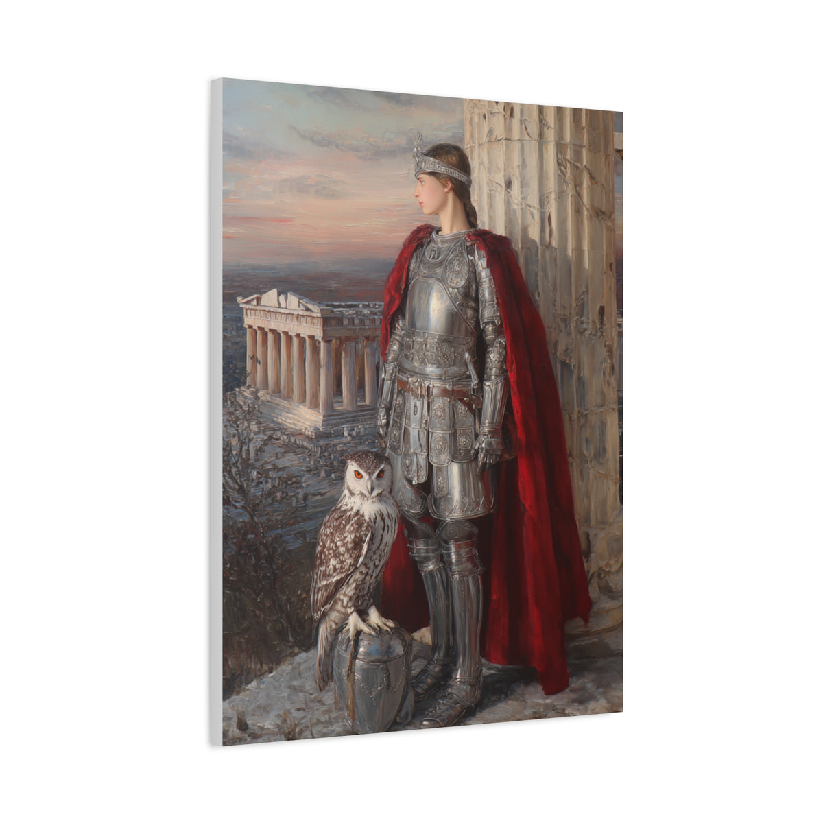 Athena Goddess of Wisdom Classical Painting Wall Art & Canvas Print