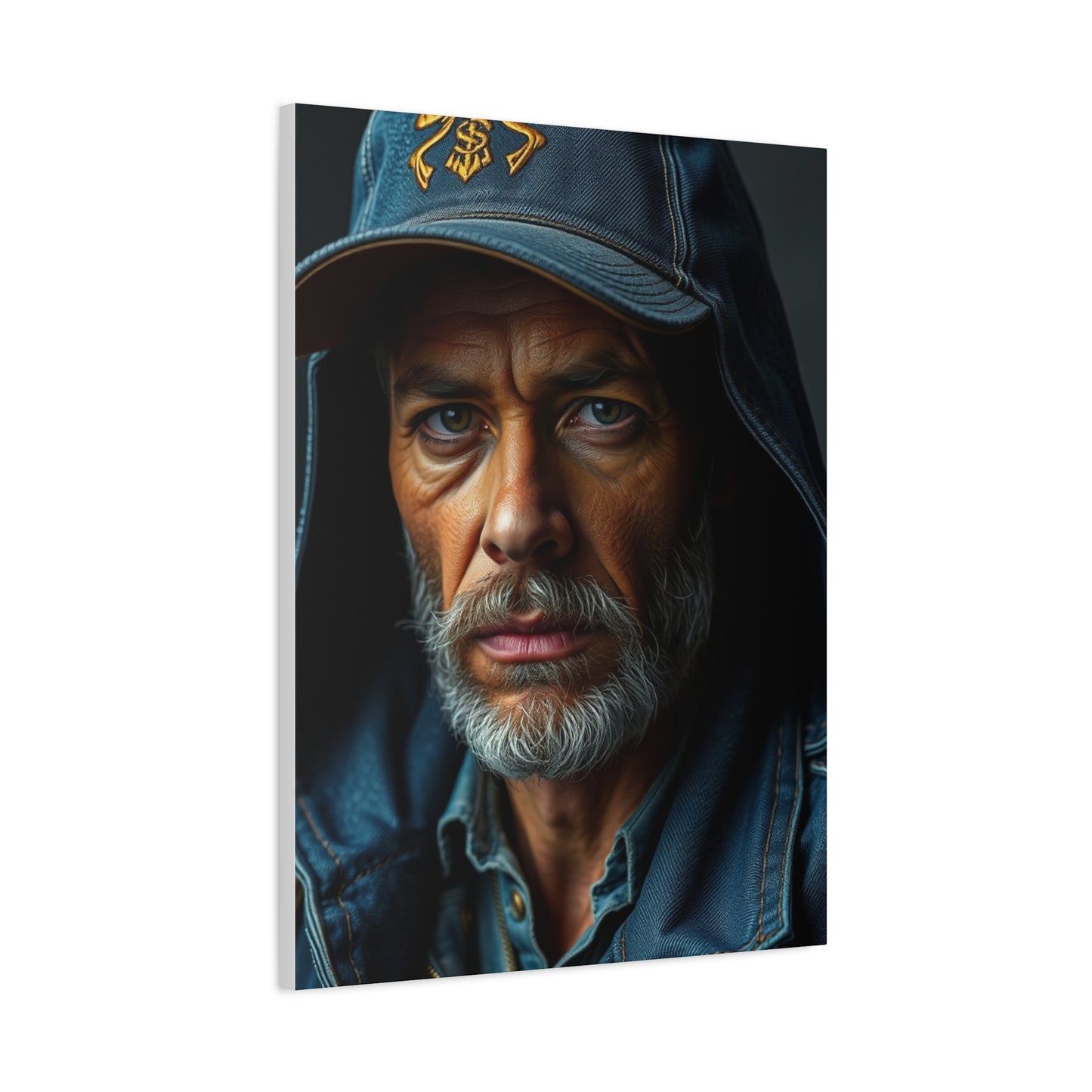 Denim and Leather Art Luxury Canvas Wall Art & Canvas Print