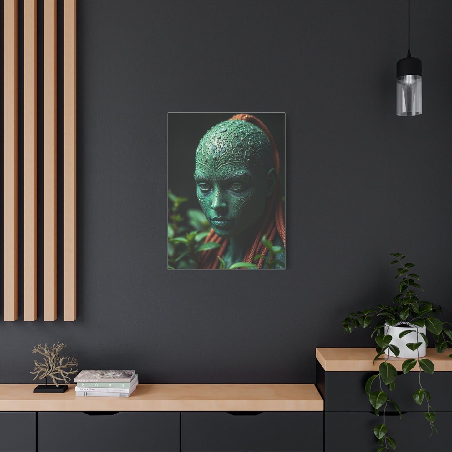 Verdant Serenity Canvas Wall Art & Canvas Print