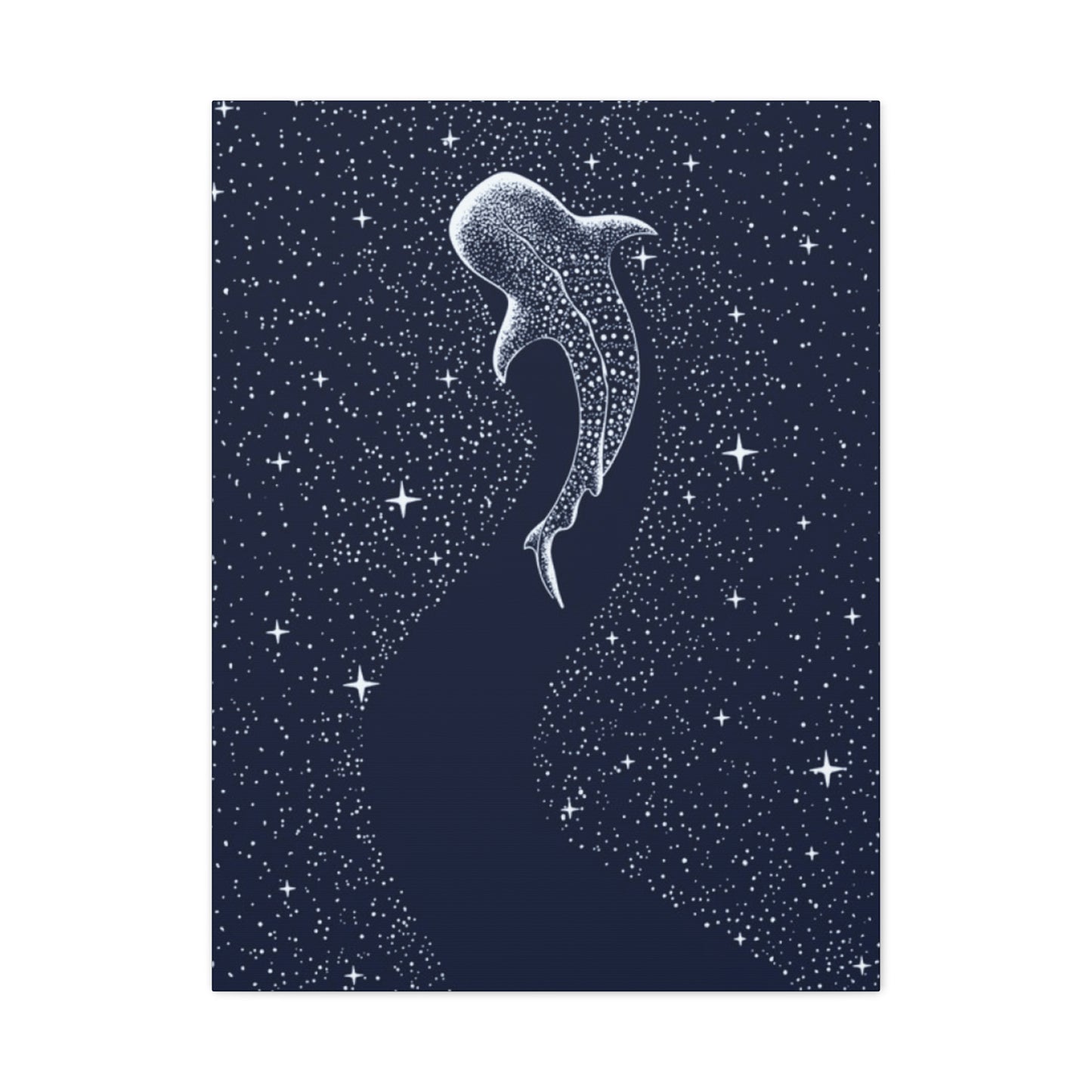 Fish in Starry Space Wall Art & Canvas Prints