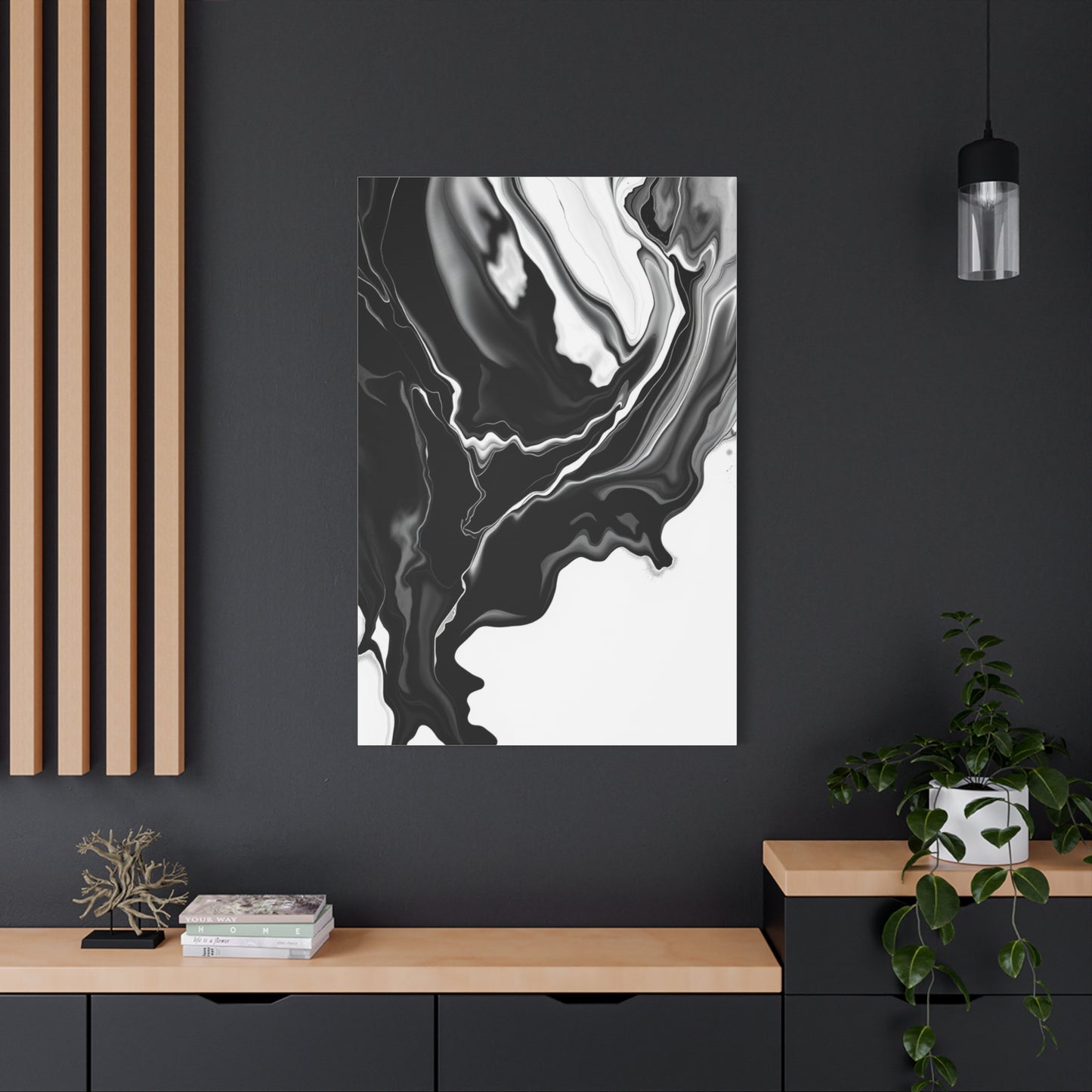 Collection Black and White Abstract Art Wall Art & Canvas Print