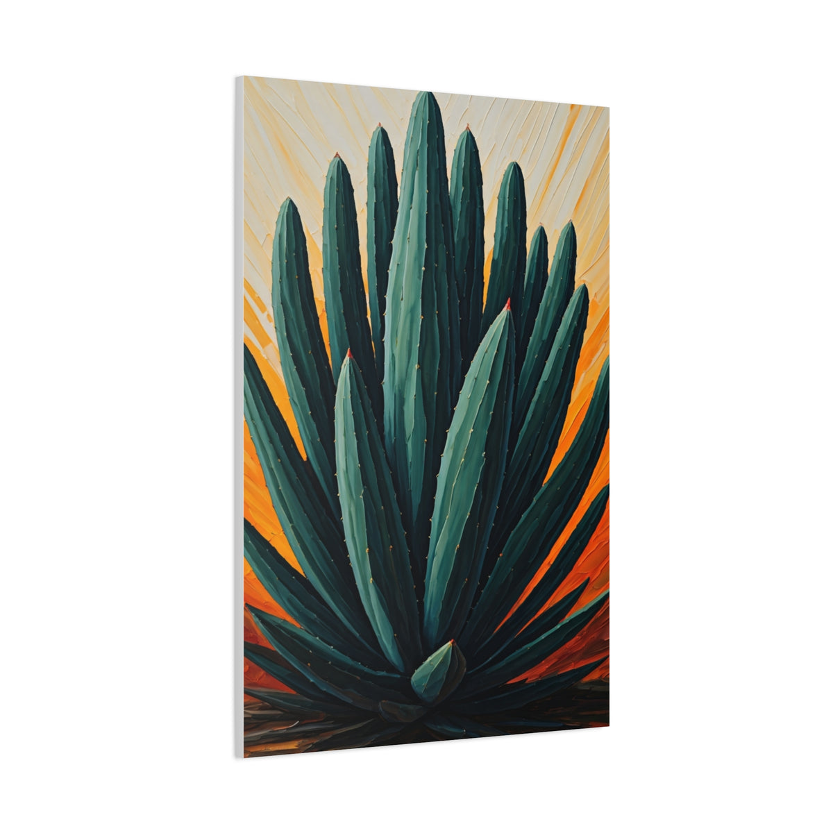 Agave Desert Botanical Illustration Wall Art & Canvas Prints