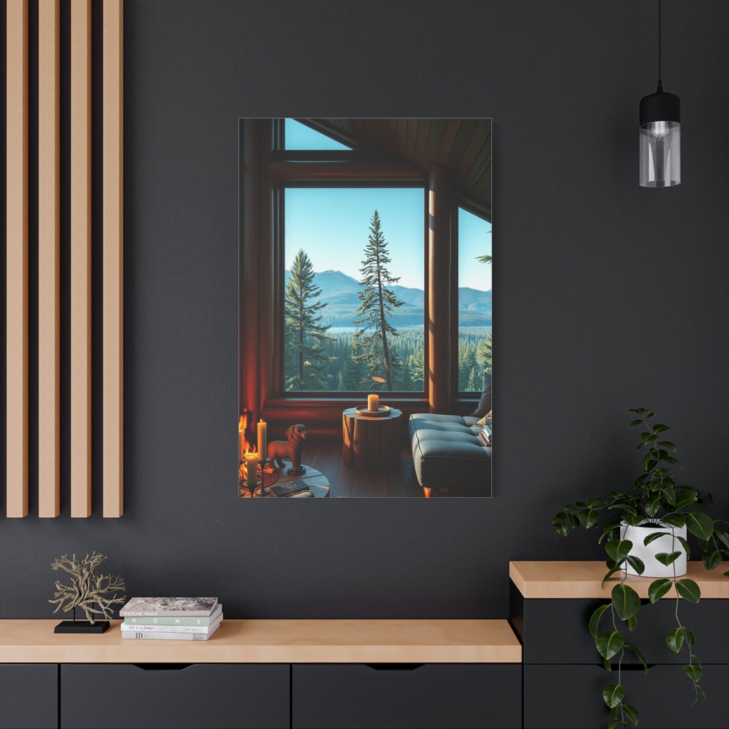 Cabin & Lodge Decor Art Luxury Canvas Wall Art & Canvas Print