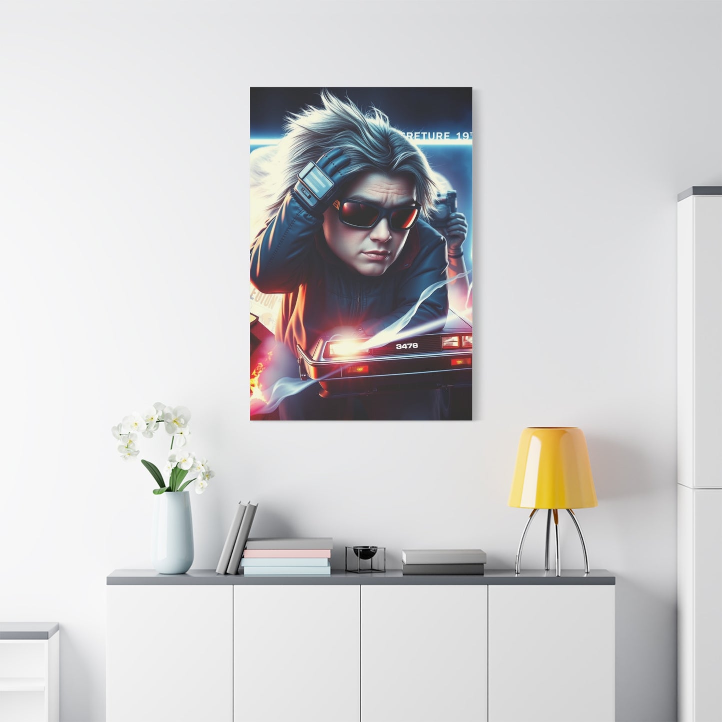 Vision Back to the Future Art Art Wall Art & Canvas Print