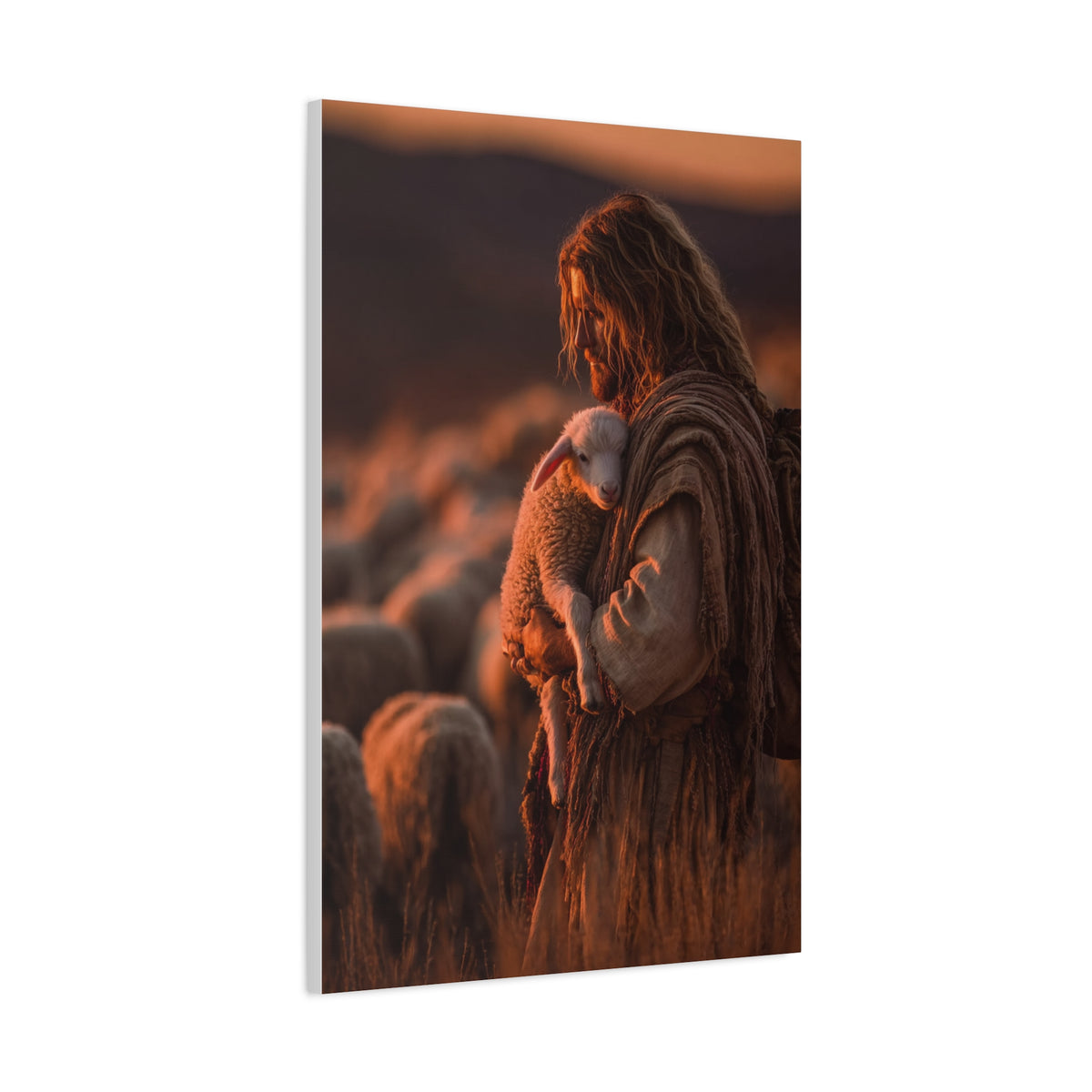 The Good Shepherd Intimate Portrait Wall Art & Canvas Print