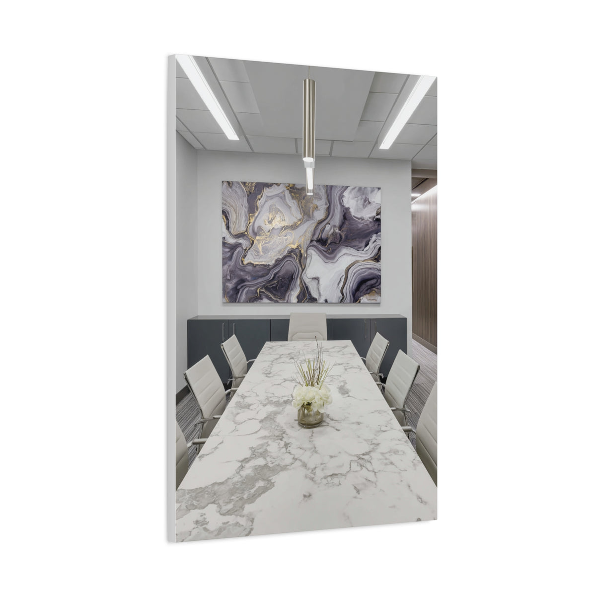 Mineral Stone Inspired Law Office Conference Wall Art & Canvas Print