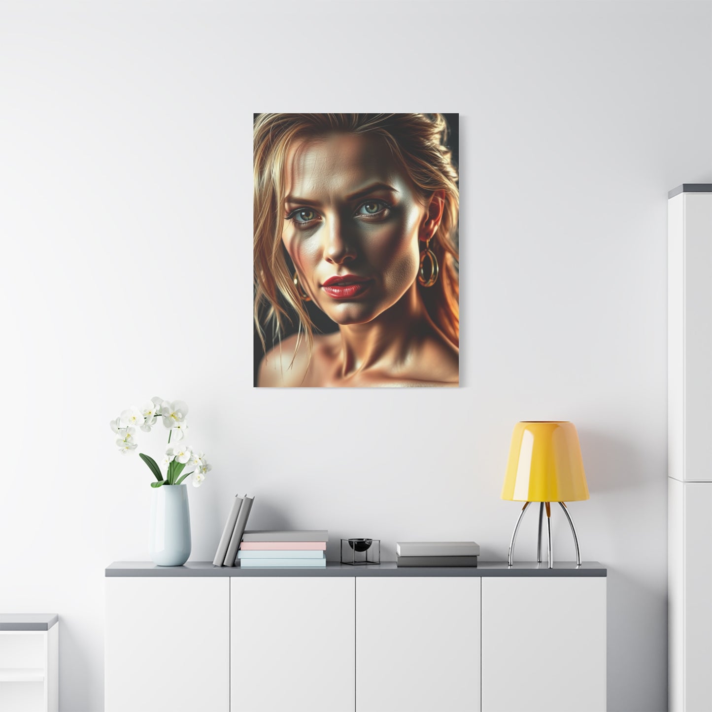Glamour Gaze Canvas Wall Art & Canvas Print