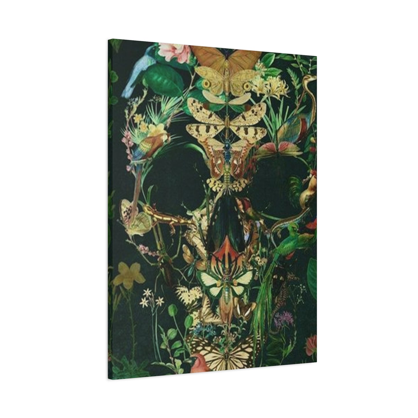 Skull Of Flora And Fauna Wall Art & Canvas Prints