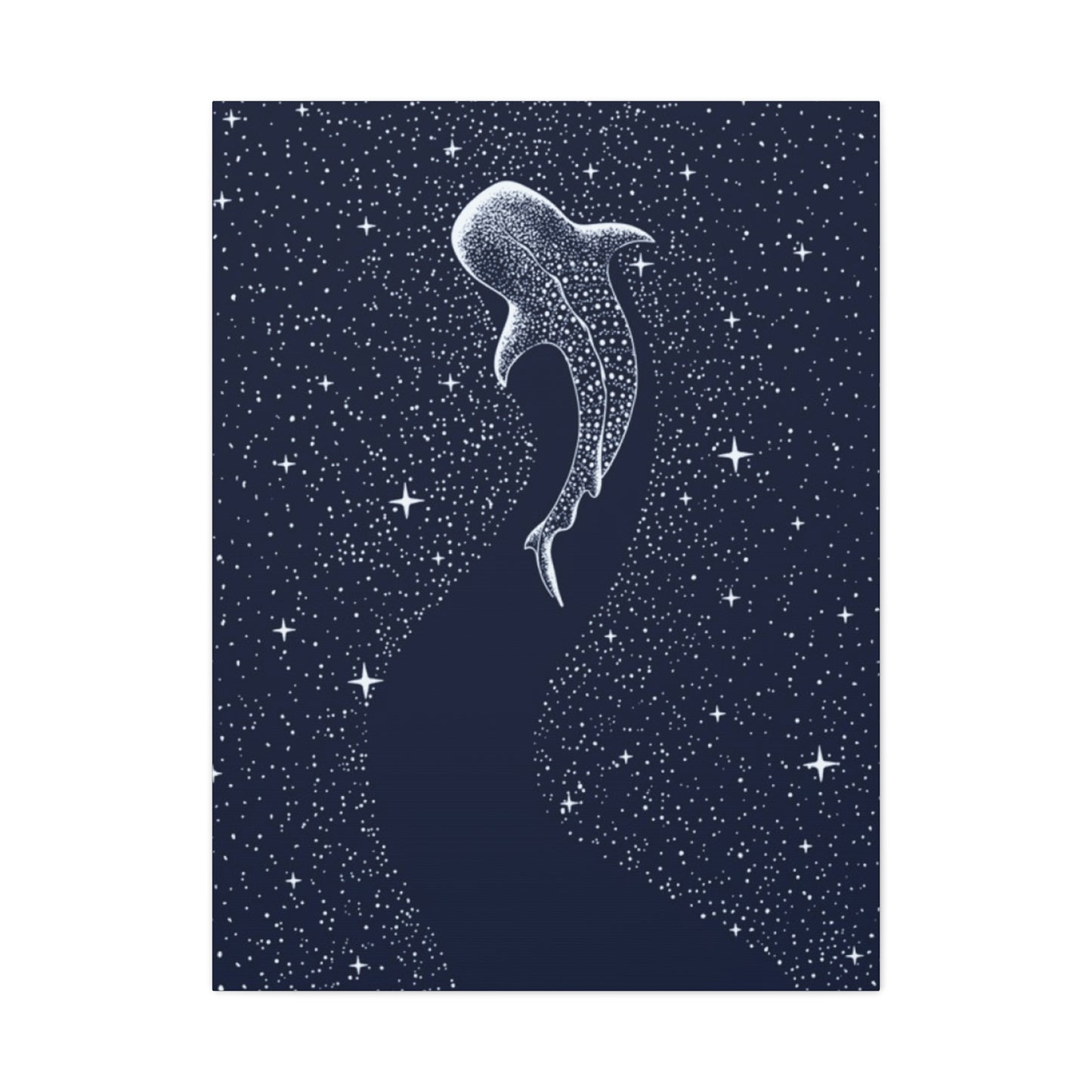 Fish in Starry Space Wall Art & Canvas Prints