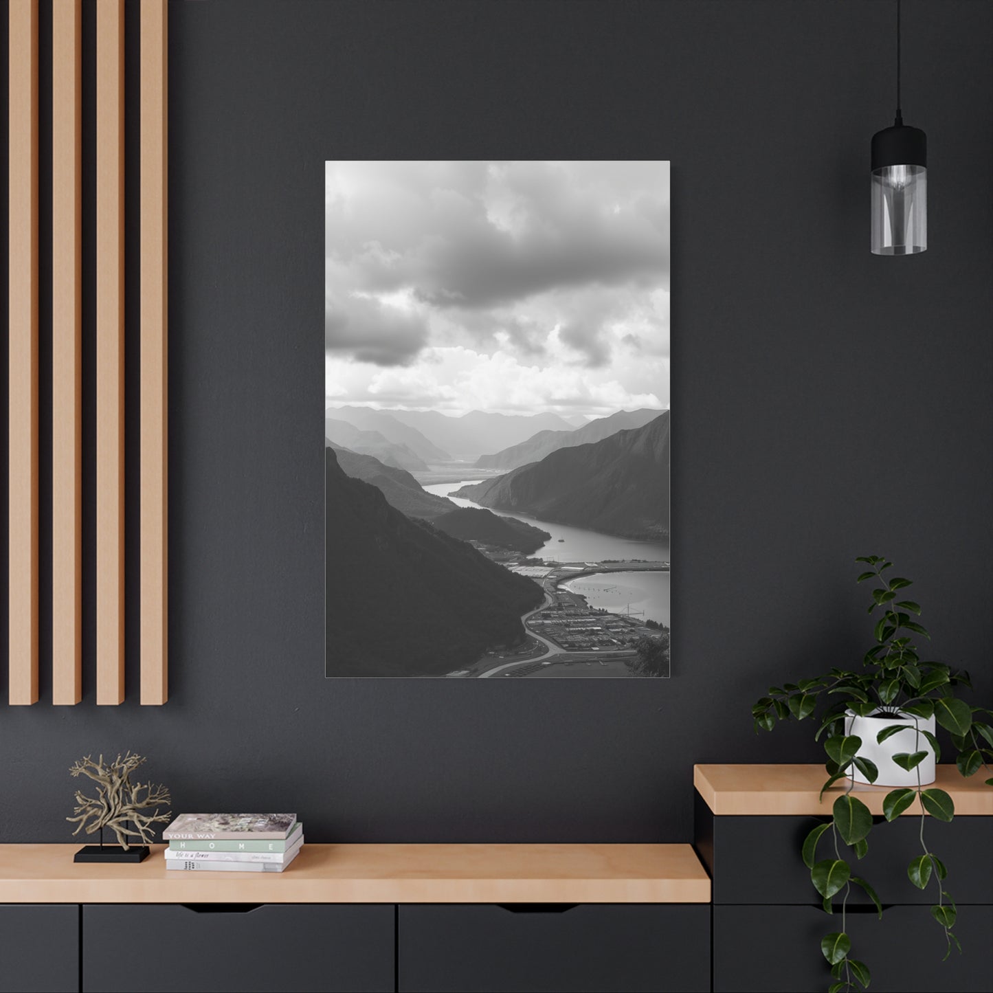 Black & White Scenic Landscapes Art Supreme Gallery Wall Art & Canvas Print