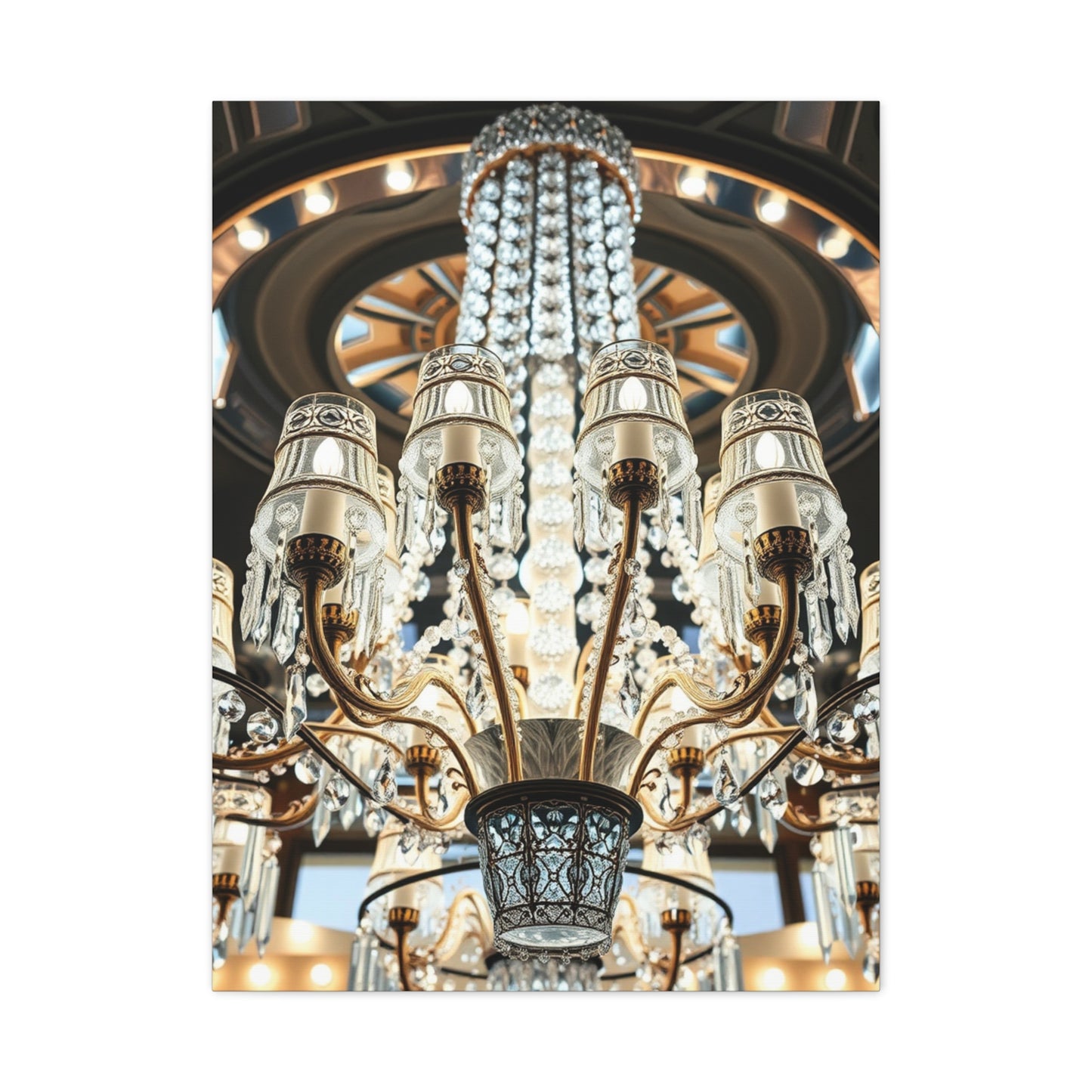 Chandelier Art Supreme Canvas Wall Art & Canvas Print