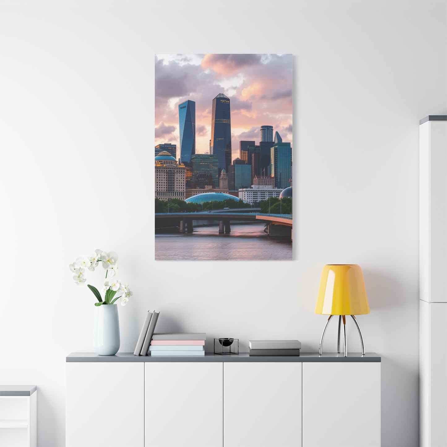 Elite Houston Skylines Art Vision Wall Art & Canvas Print