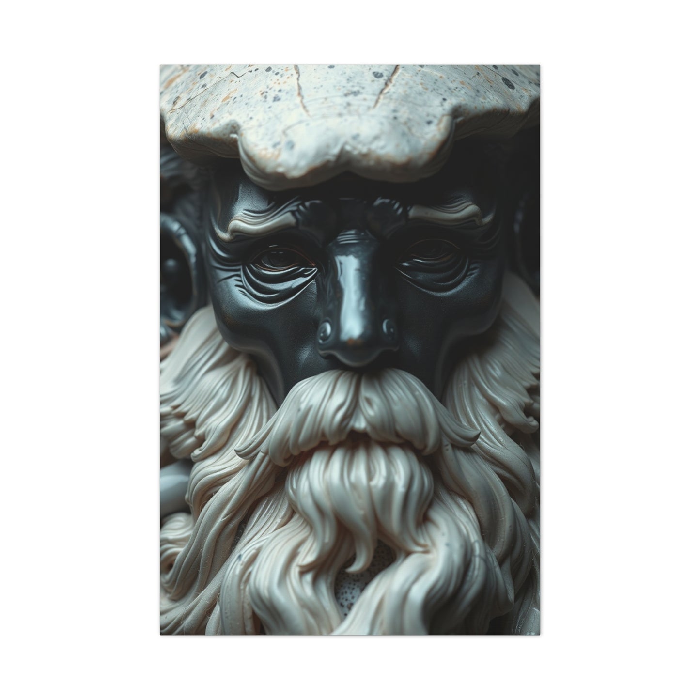 Premium Art Collection Charcoal, Onyx, and Ivory Wall Art & Canvas Print