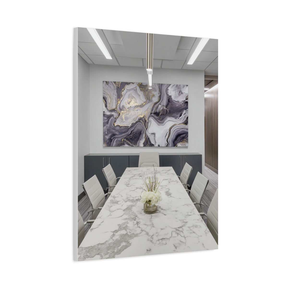 Mineral Stone Inspired Law Office Conference Wall Art & Canvas Print