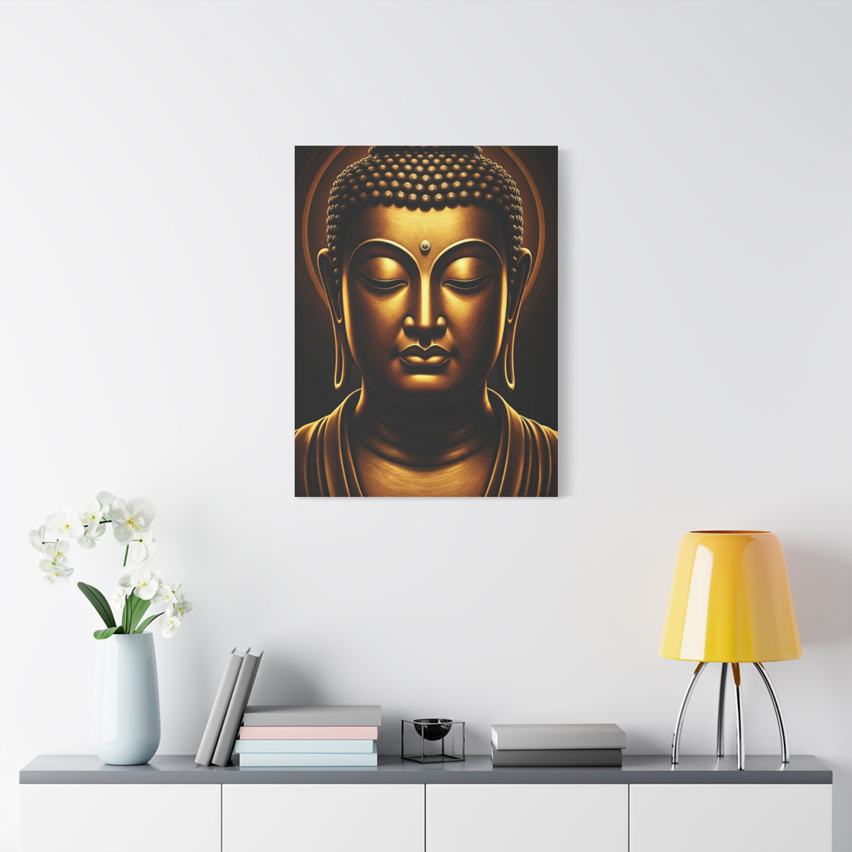 Soft Glow Enlightenment Buddha Wall Art & Canvas Prints