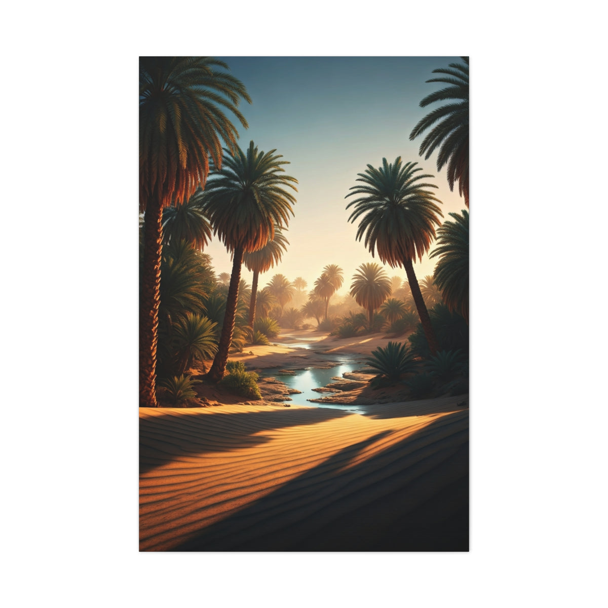 Desert Oasis Serenity Wall Art & Canvas Prints