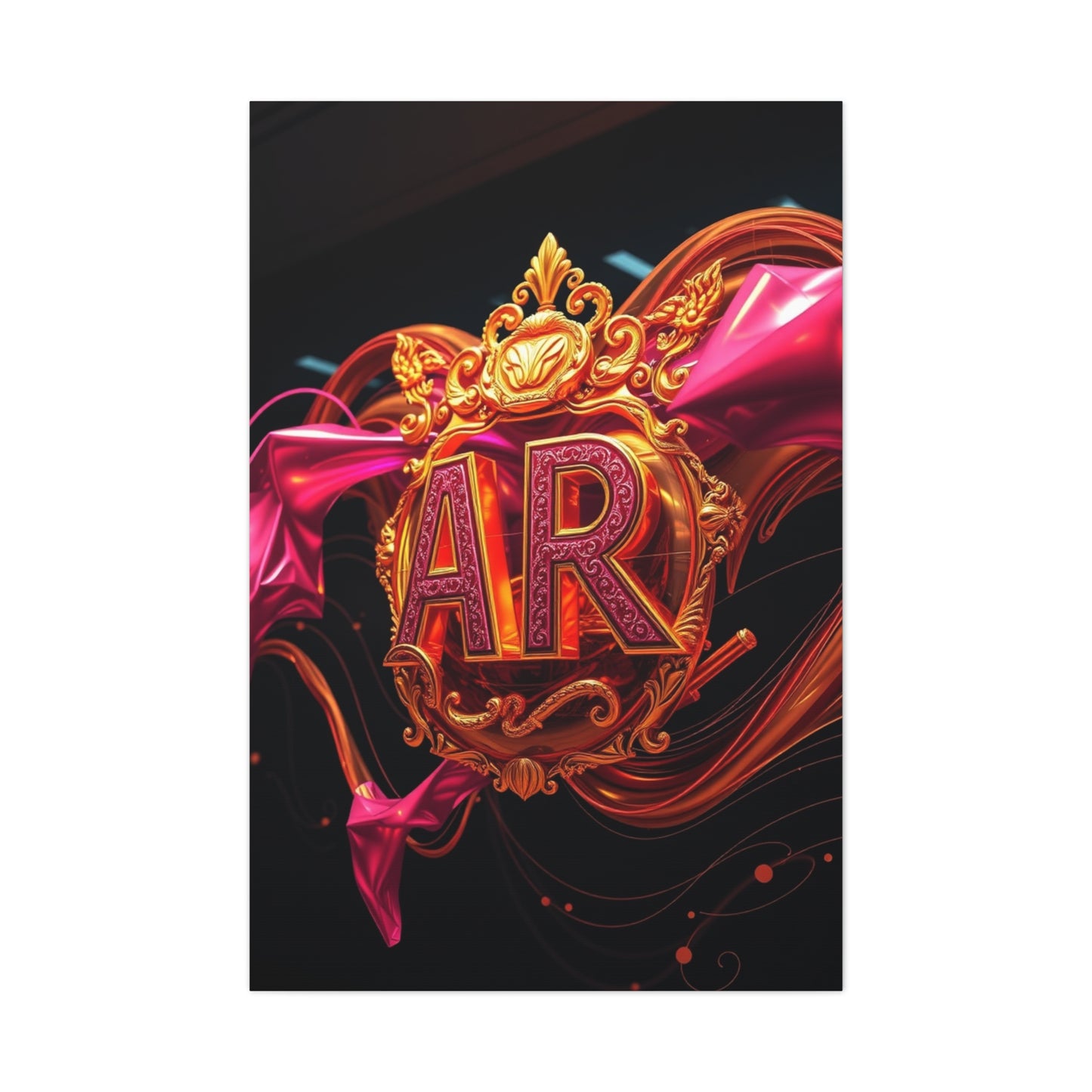 Supreme Gold & Pink Collection Wall Art & Canvas Print