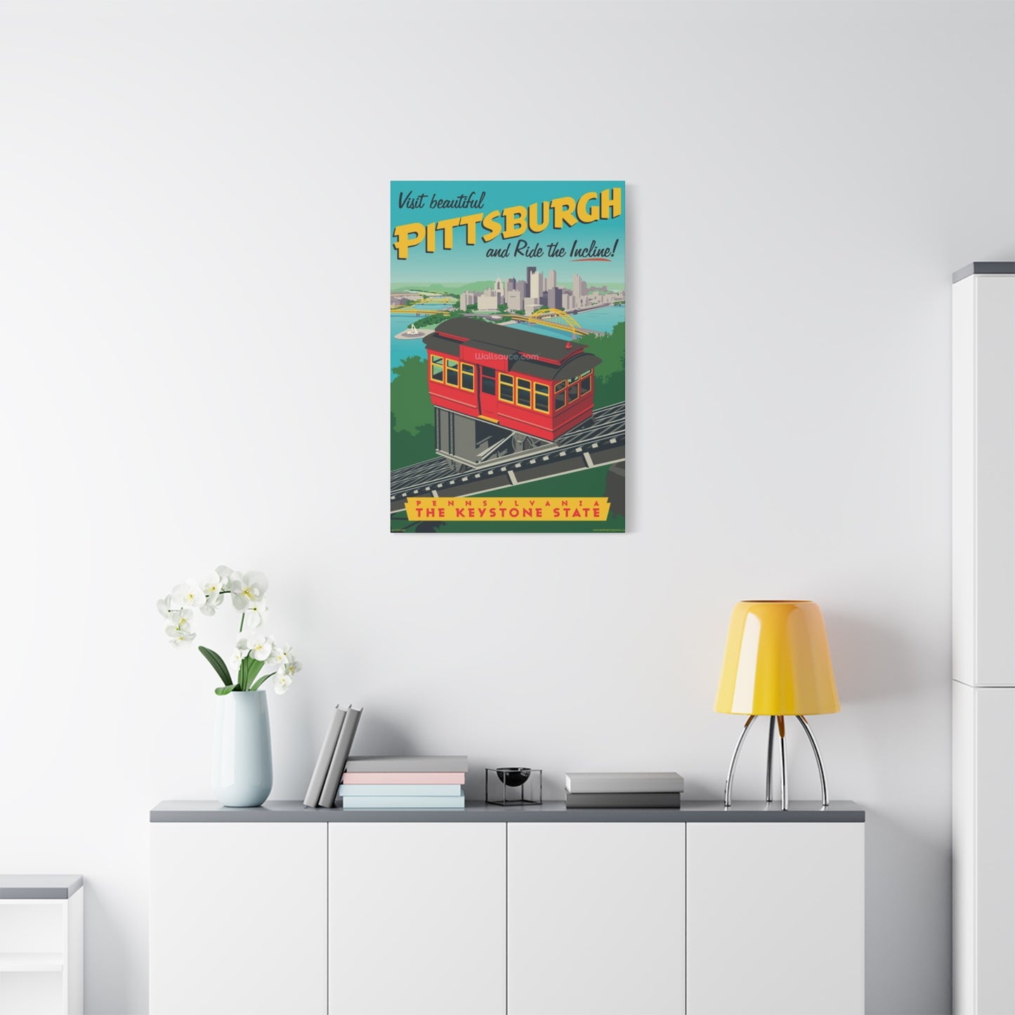 Pittsburgh City View Poster Wall Art & Canvas Prints