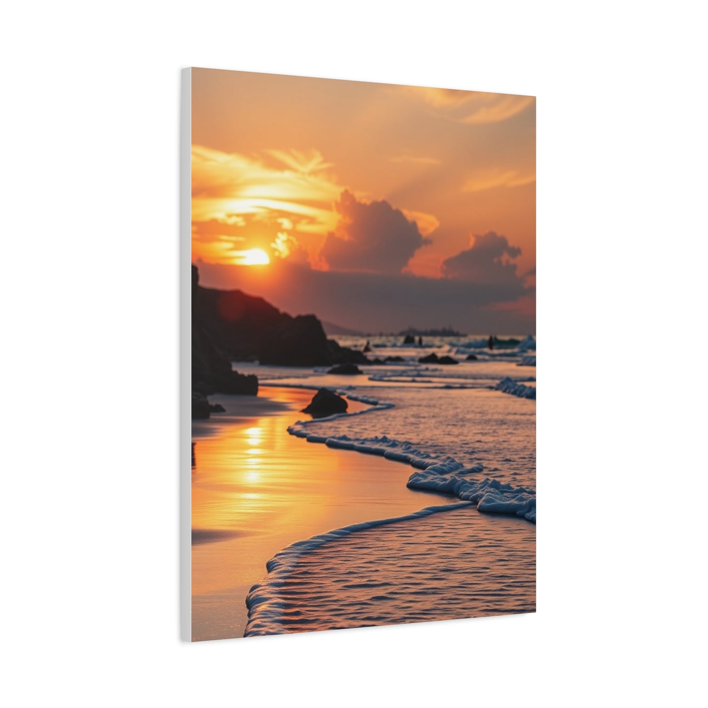 Collection Beach Sunrise and Sunset Art Wall Art & Canvas Print