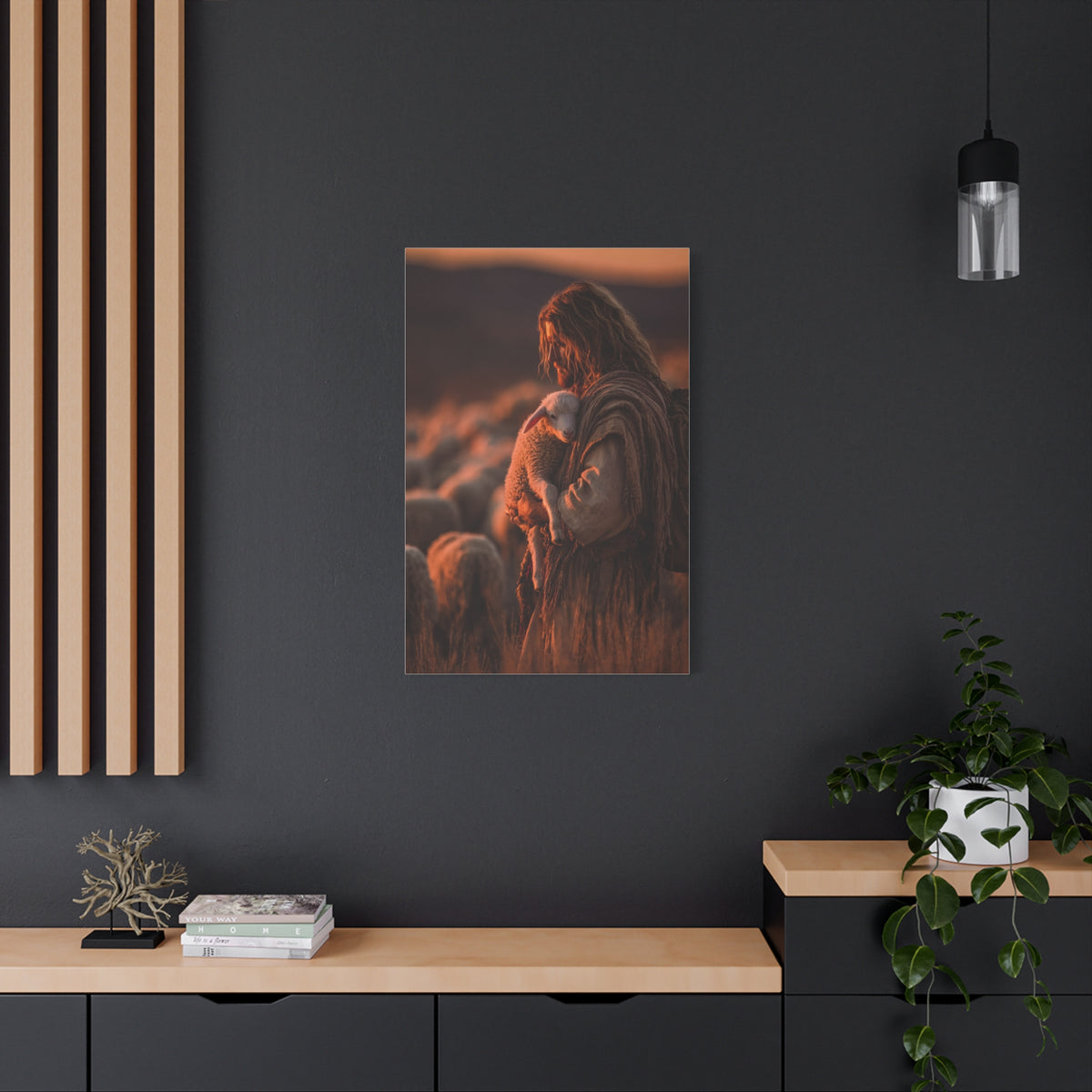 The Good Shepherd Intimate Portrait Wall Art & Canvas Print