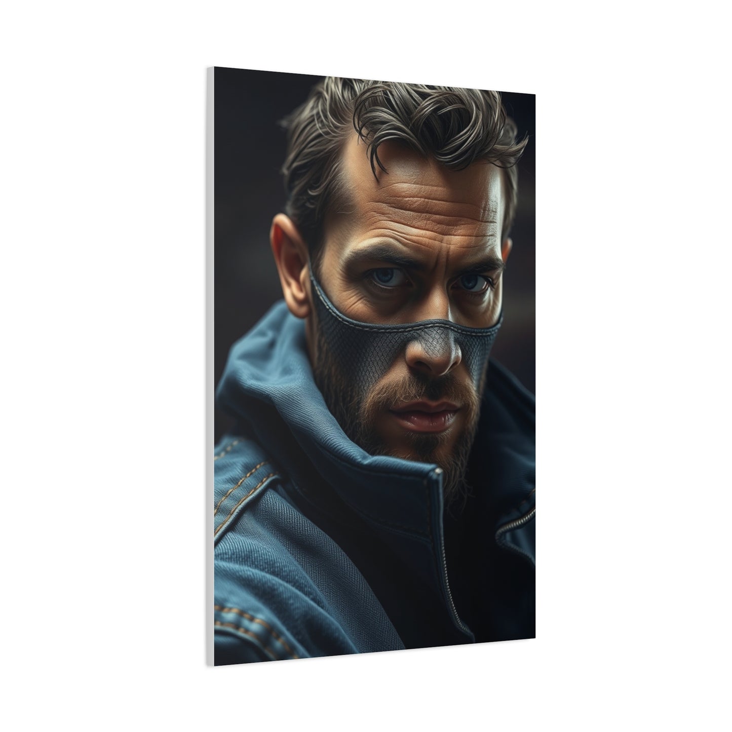 Denim and Leather Art Supreme Canvas Wall Art & Canvas Print