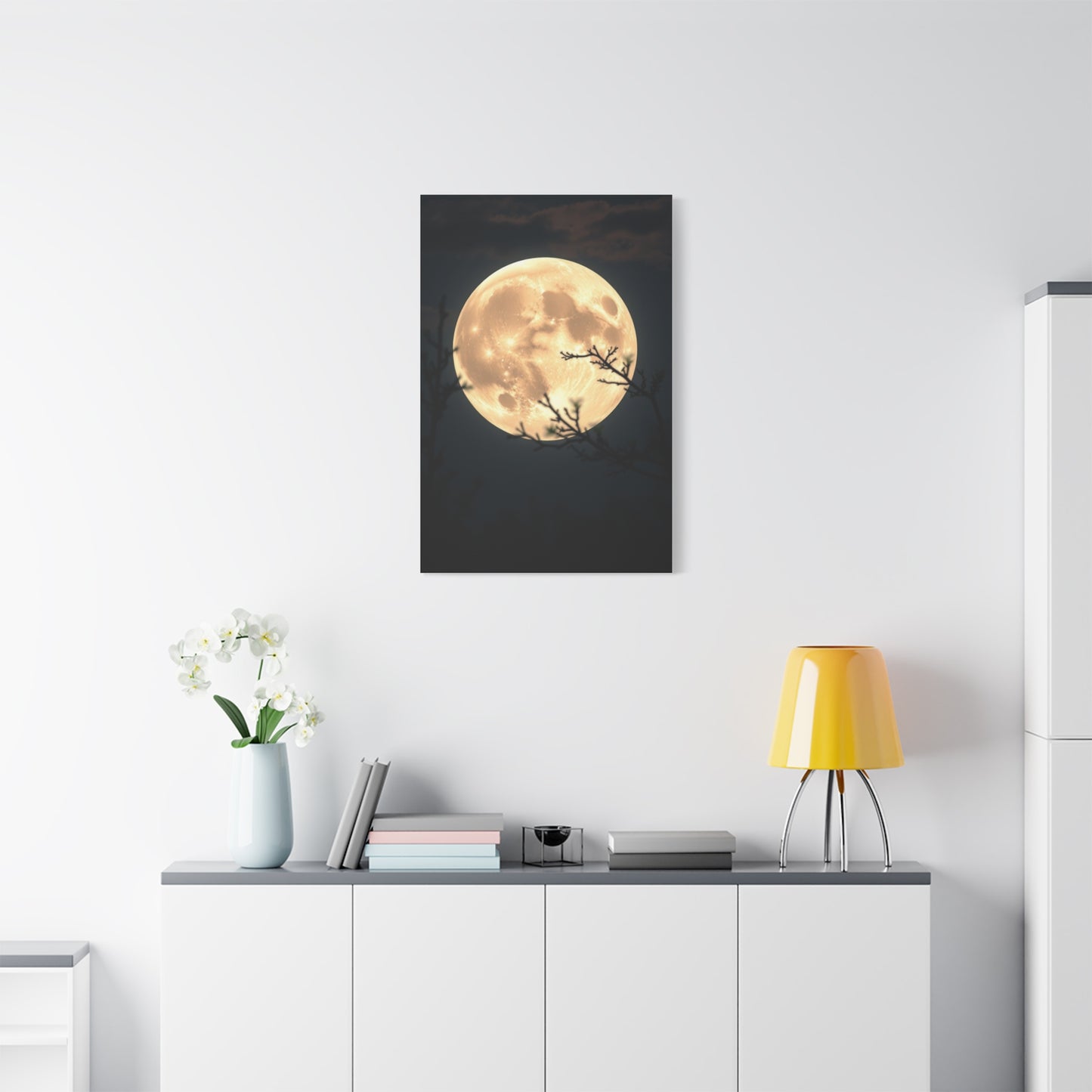 Elite Full Moon Art Vision Wall Art & Canvas Print