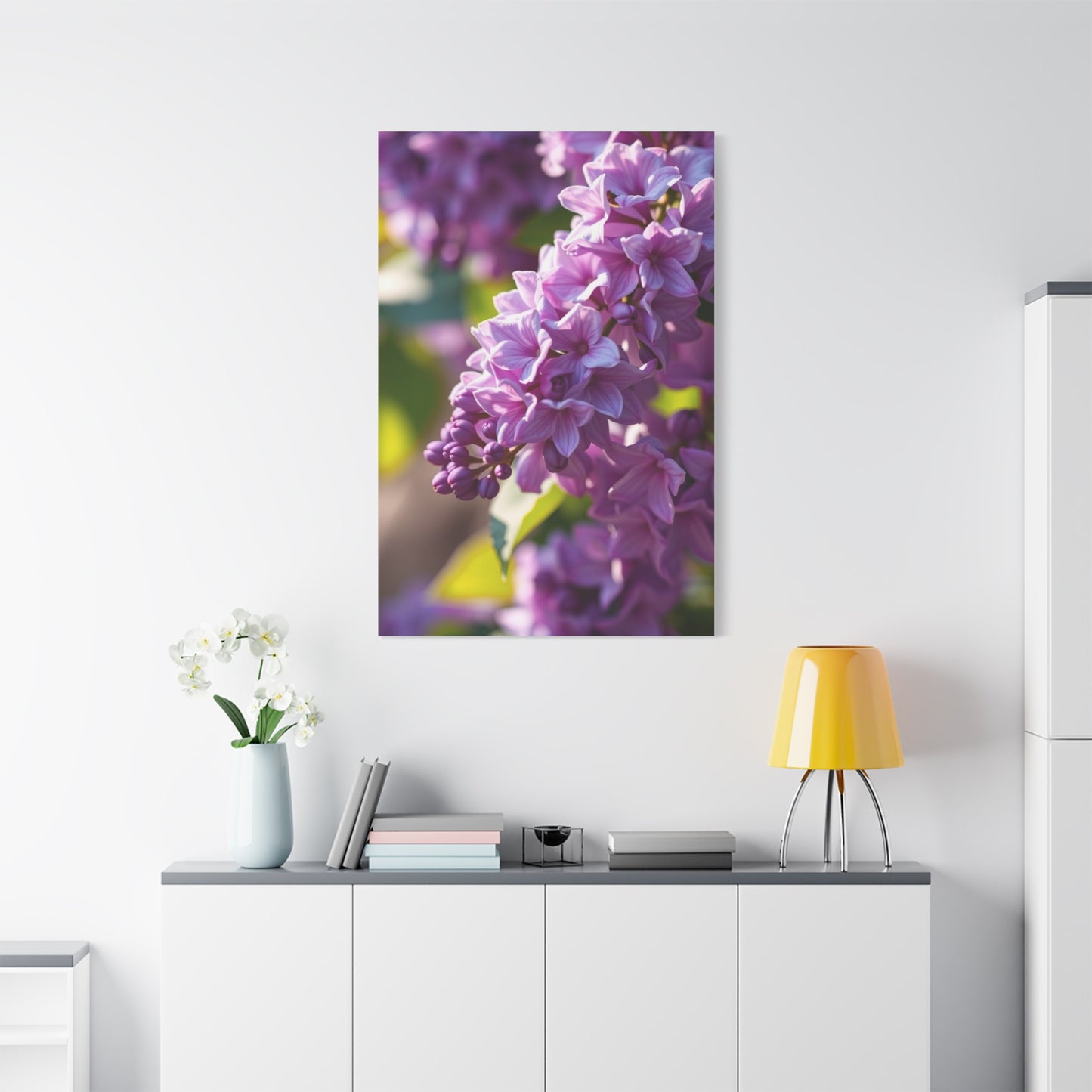 Lilac Flower Art Supreme Canvas Wall Art & Canvas Print