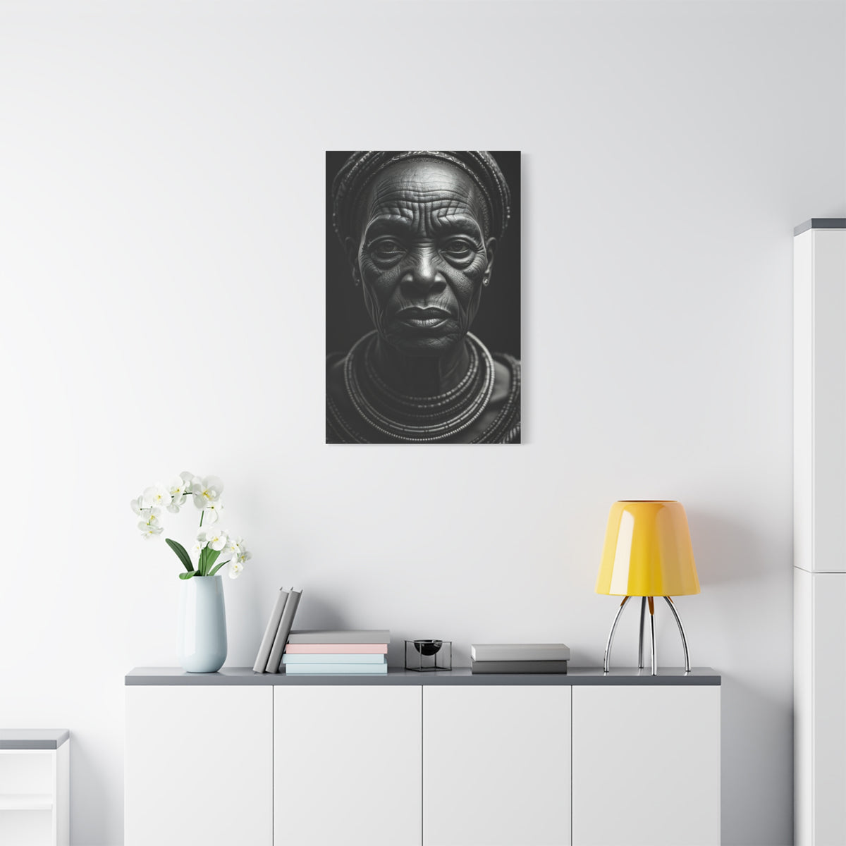 Enduring Grace Black & White Portrait Wall Art & Canvas Prints