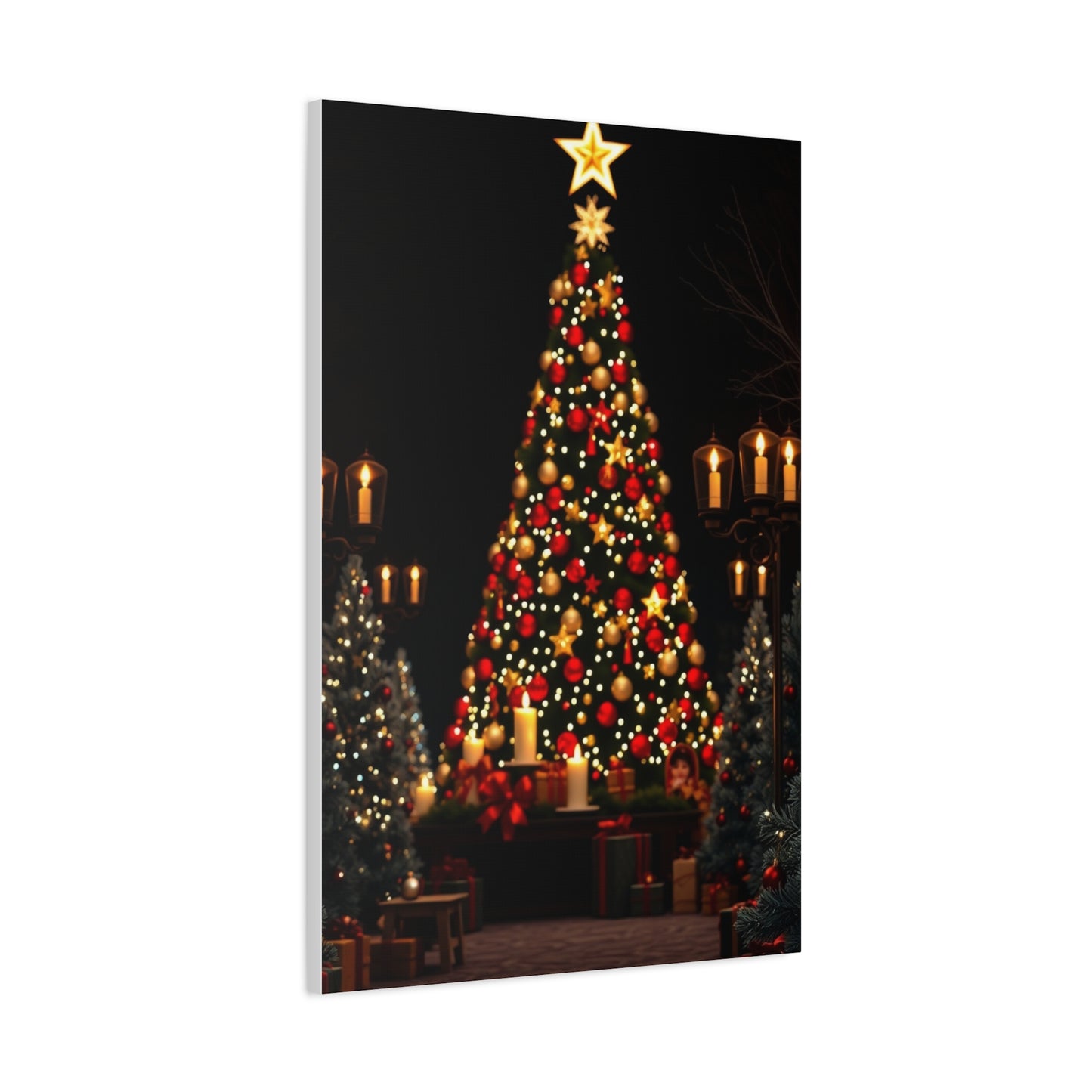Supreme Black Christmas Art Wall Art & Canvas Print