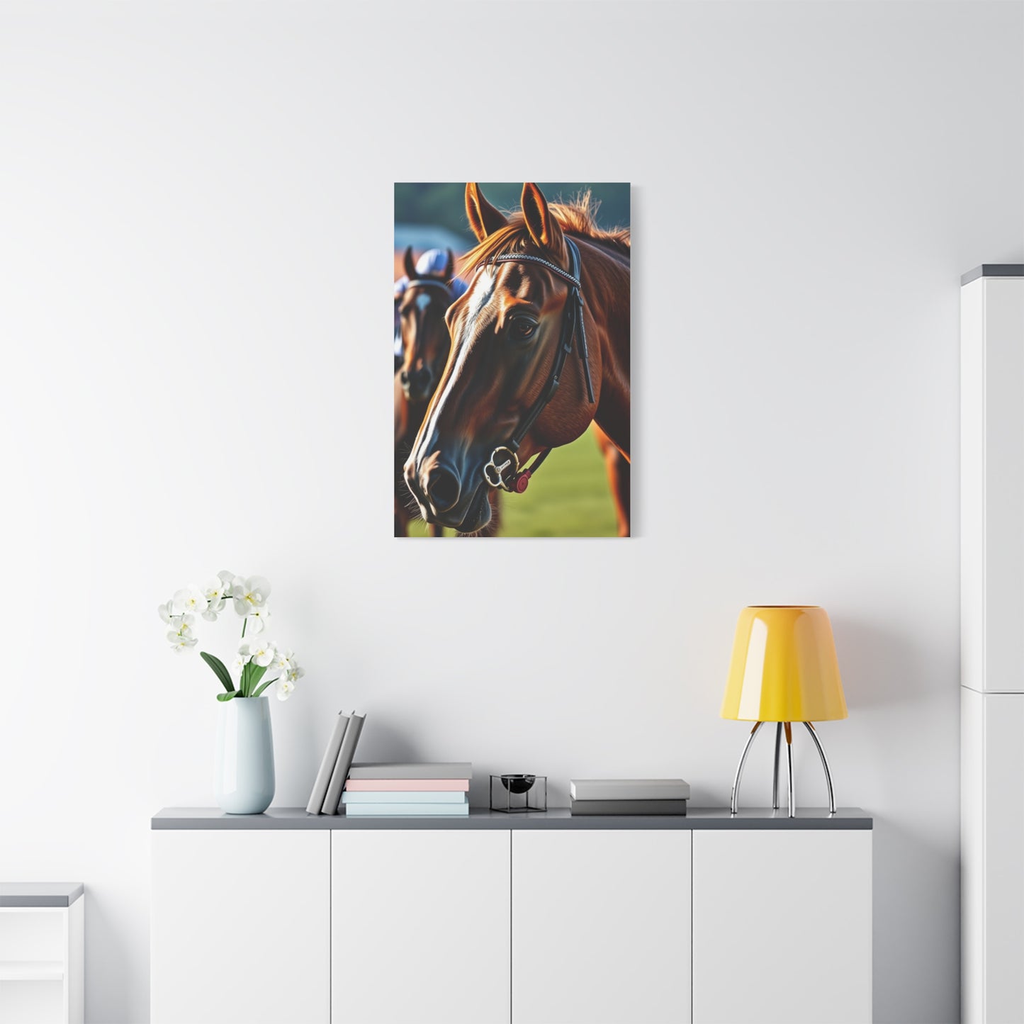Supreme Horse Racing Art Wall Art & Canvas Print