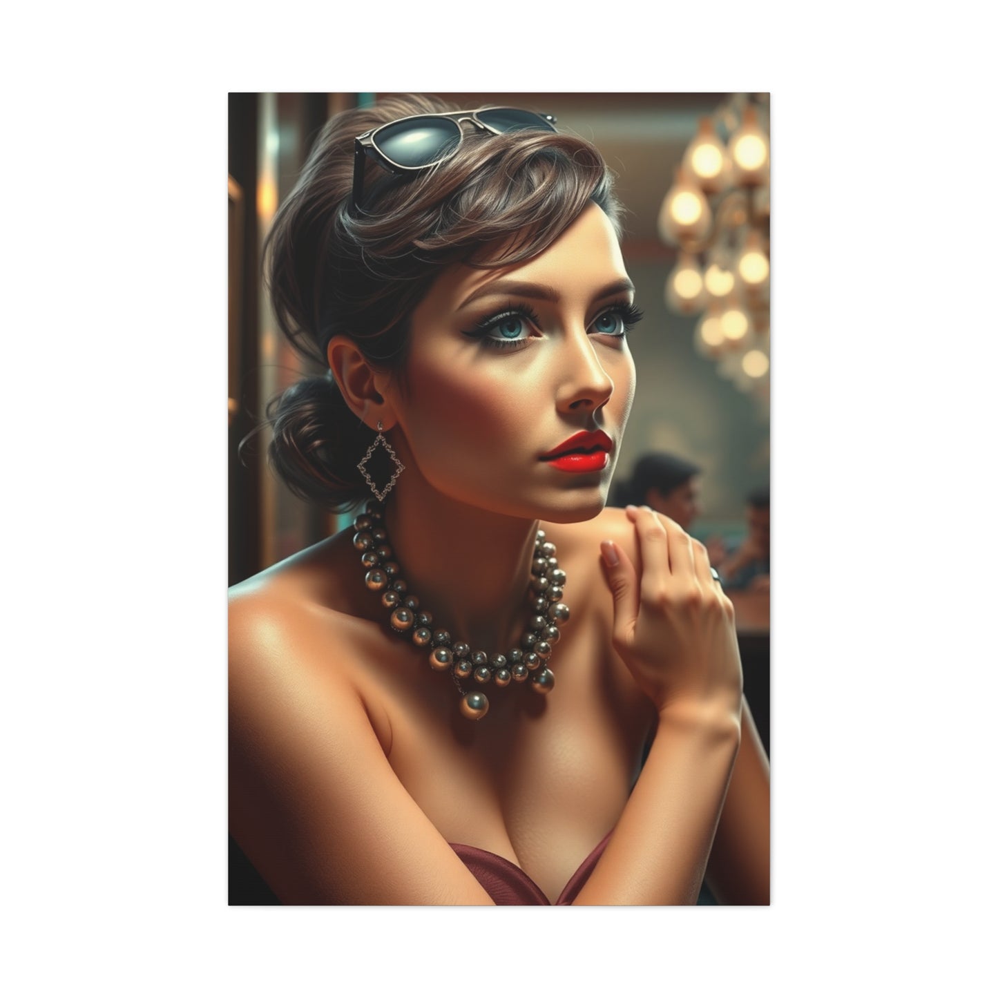 Breakfast At Tiffany’s Characters Art Luxury Canvas Wall Art & Canvas Print