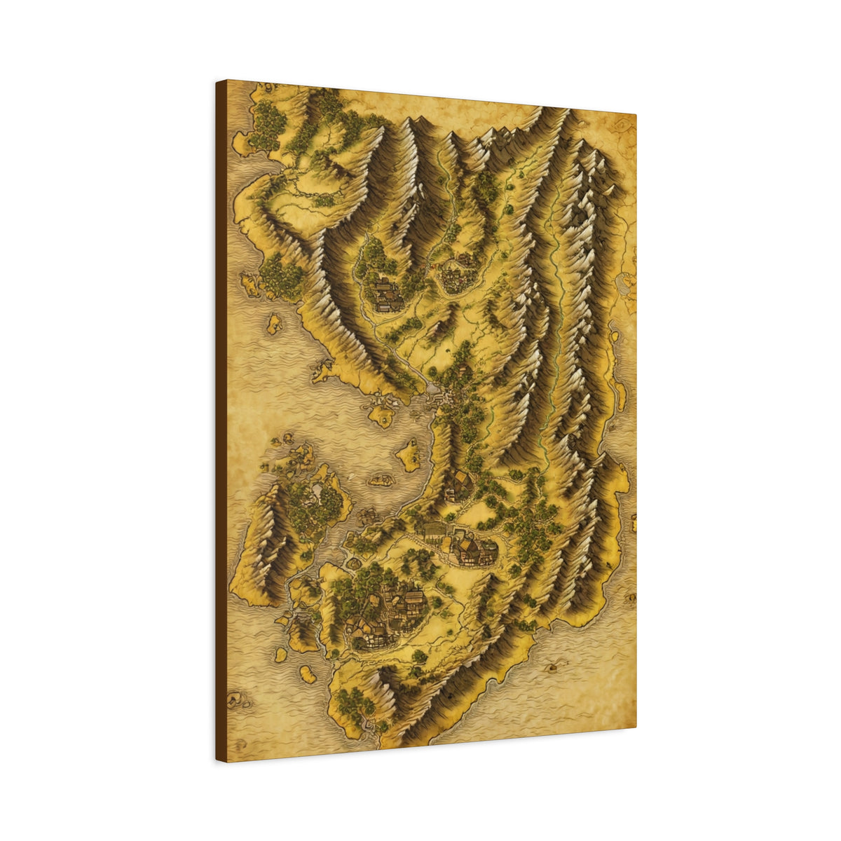 Ancient Realm Map Wall Art & Canvas Prints