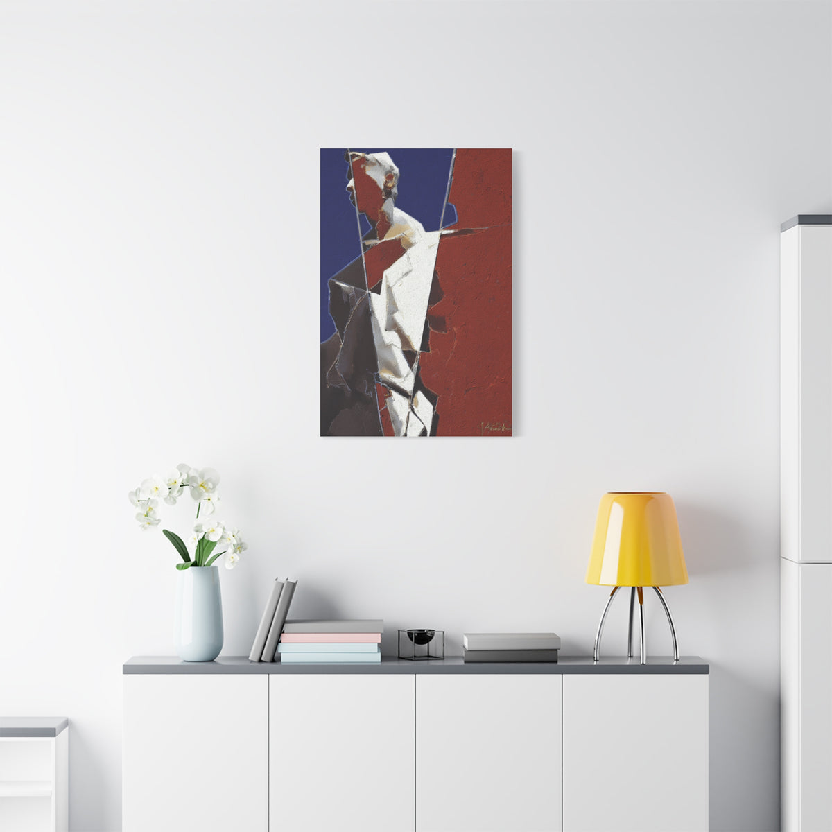 Fragmented Classical Sculpture Abstract Wall Art & Canvas Print