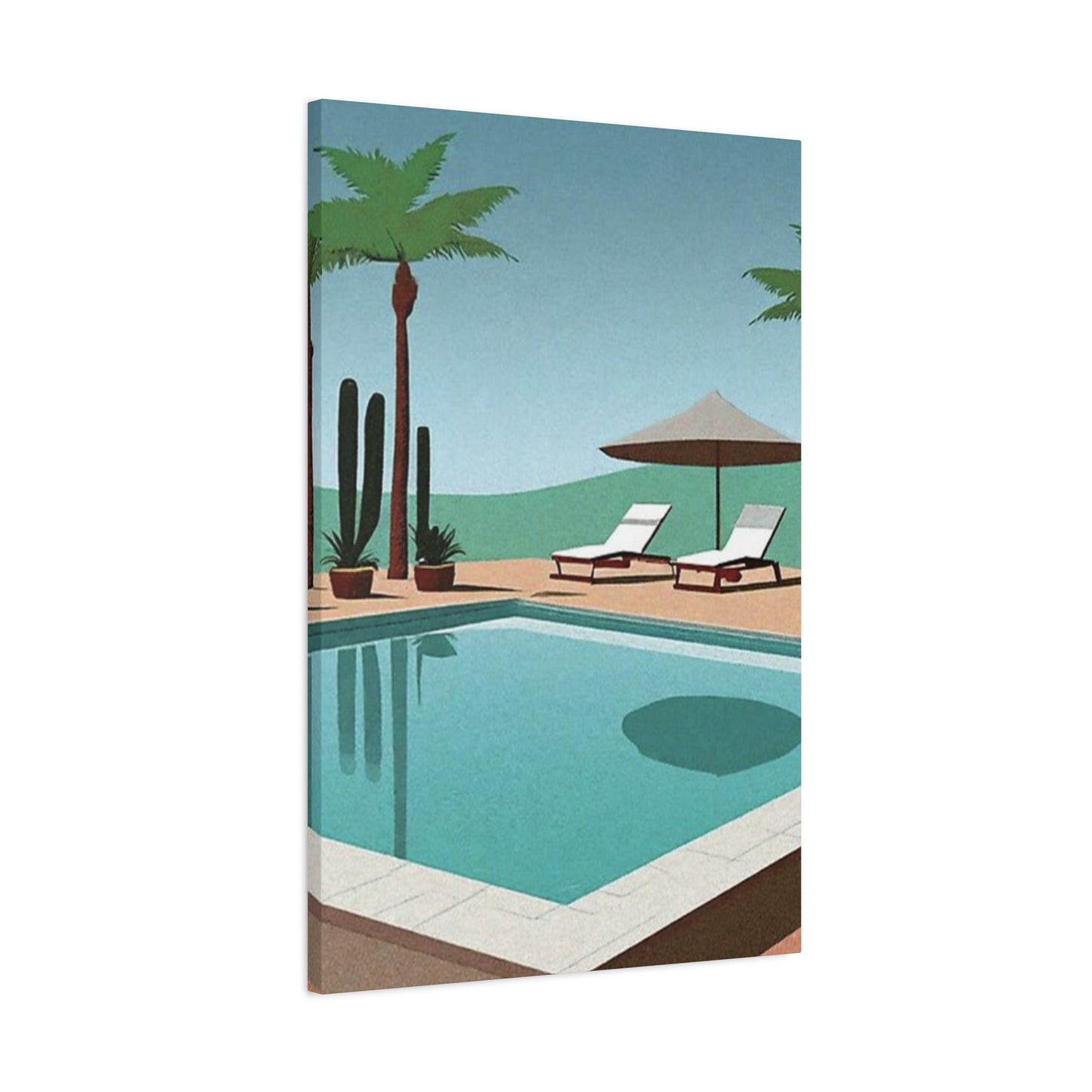 Swimming Pool In Resort Wall Art & Canvas Prints