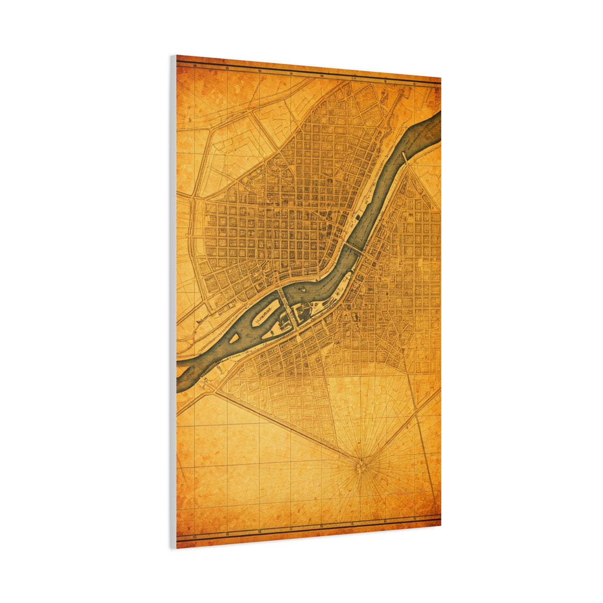United Kingdom Vintage Map Print Wall Art & Canvas Prints