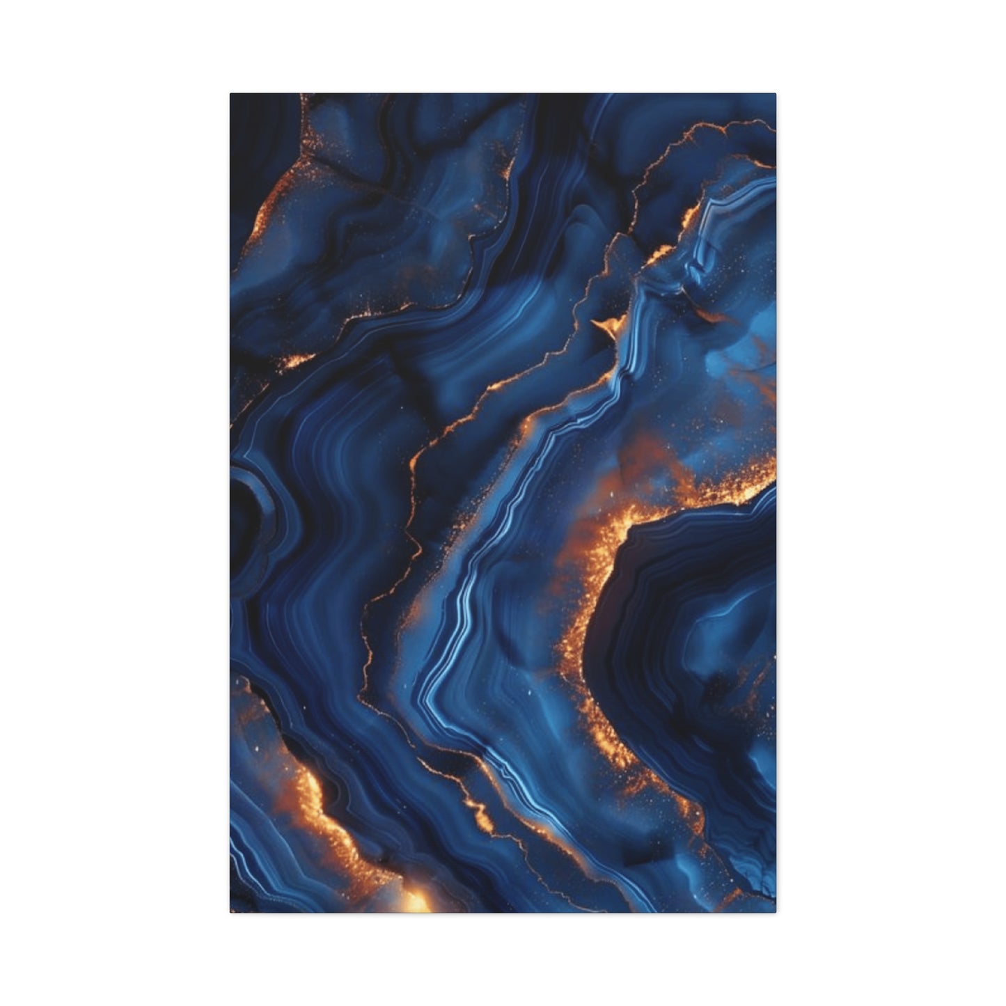 Navy Blue Abstract Wall Art & Canvas Prints