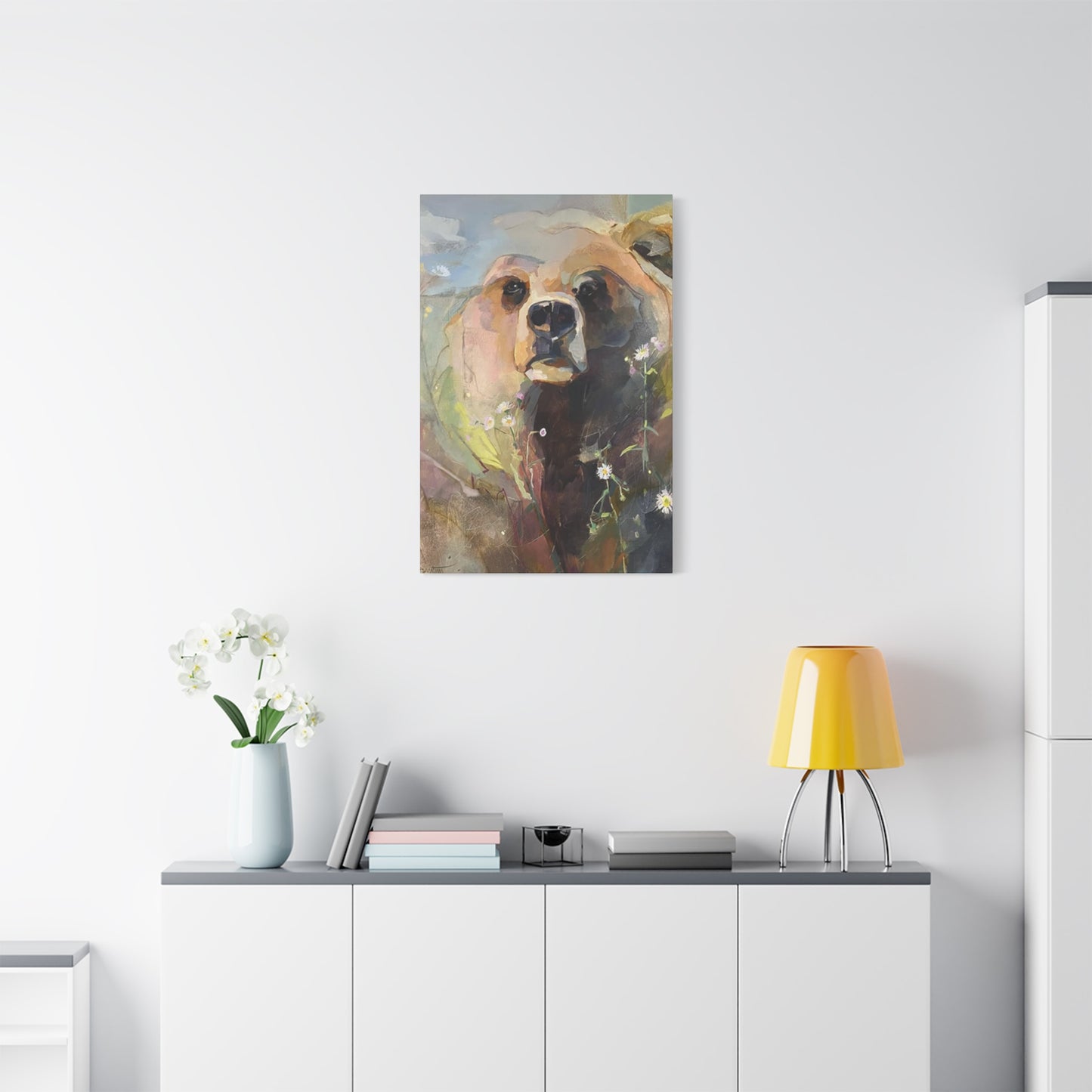 Grizzly Bear Painting Wall Art & Canvas Prints