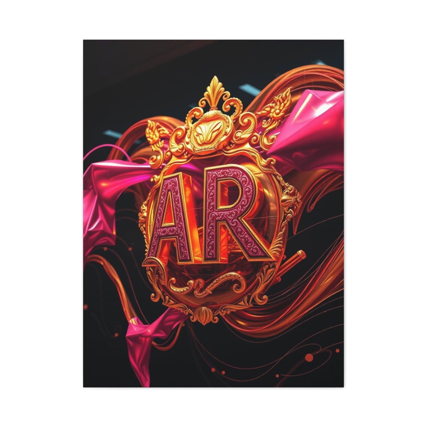 Supreme Gold & Pink Collection Wall Art & Canvas Print