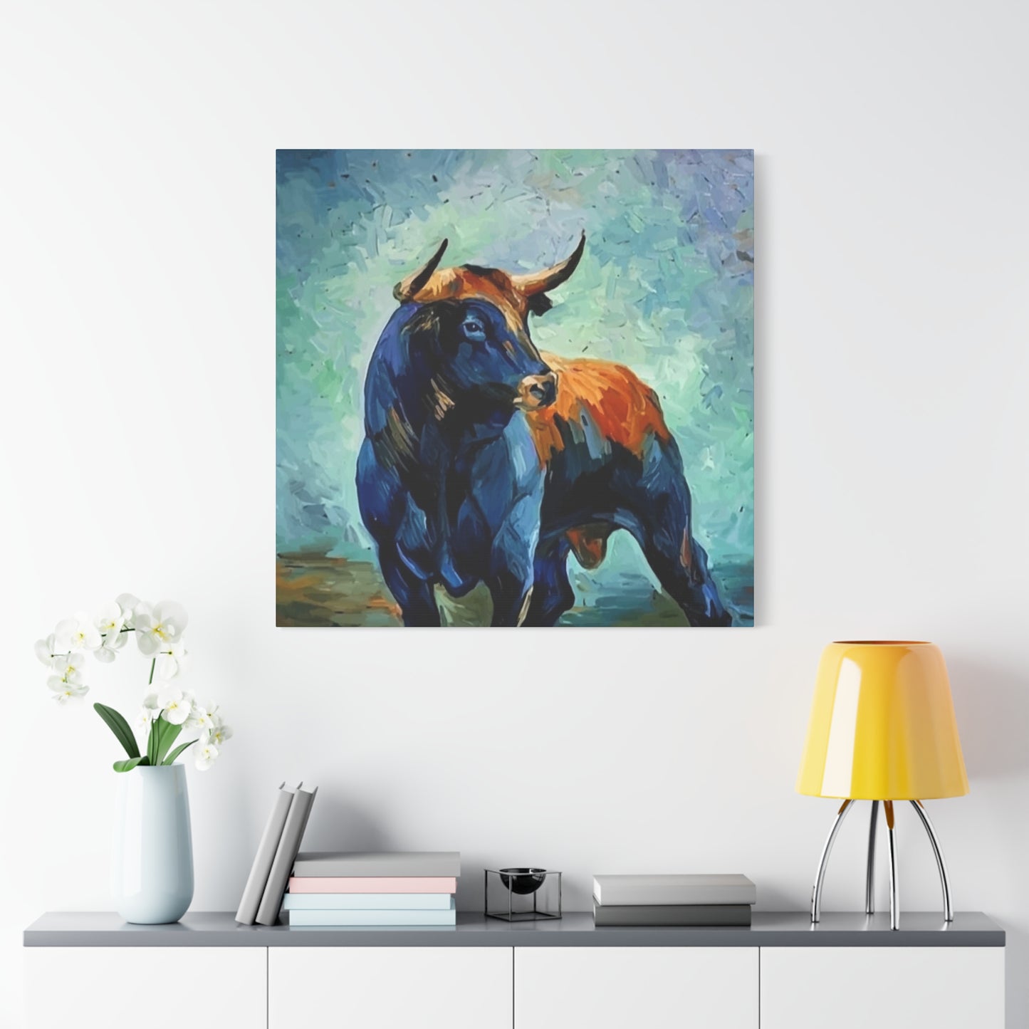 Bull Wall Art & Canvas Prints