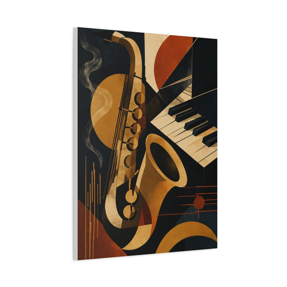 Abstract Jazz Composition Wall Art & Canvas Print