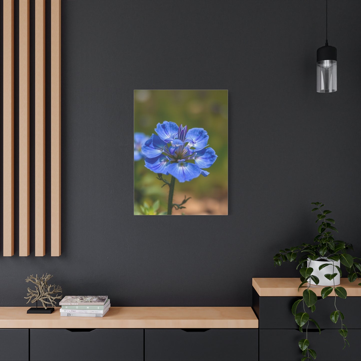 Supreme Bluebonnet Flower Art Wall Art & Canvas Print