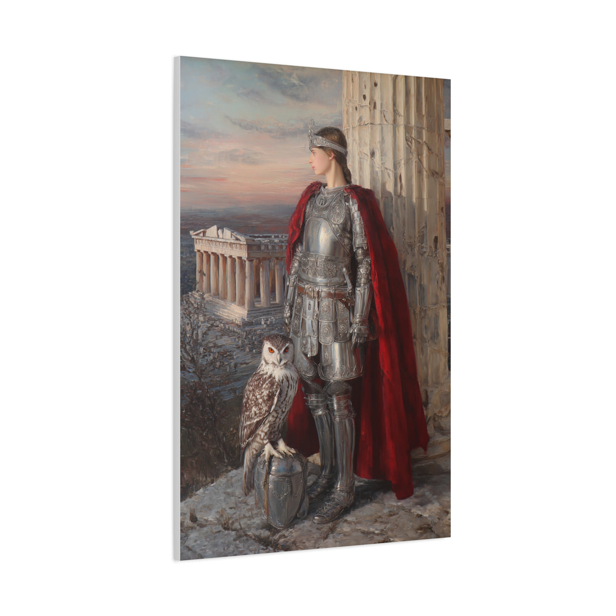 Athena Goddess of Wisdom Classical Painting Wall Art & Canvas Print