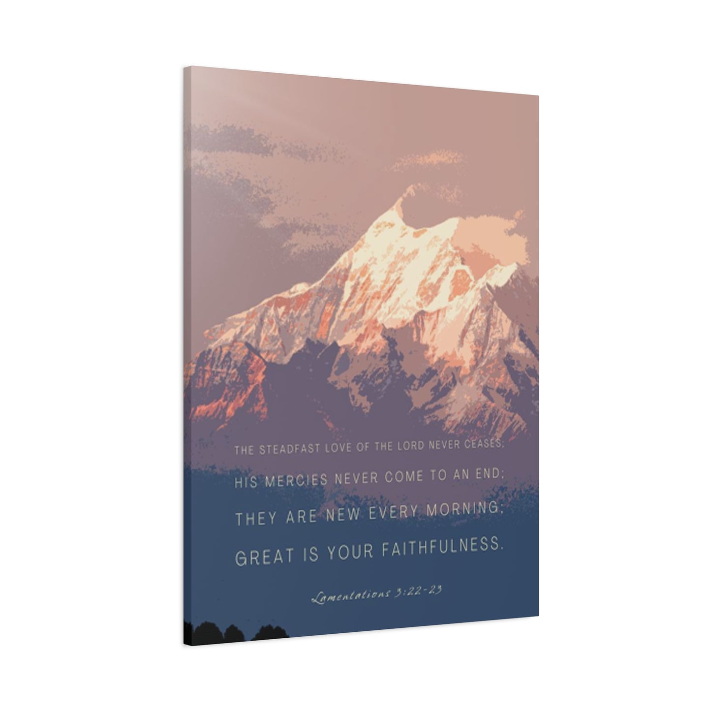 Snowy Mountain Quote Poster Wall Art & Canvas Prints