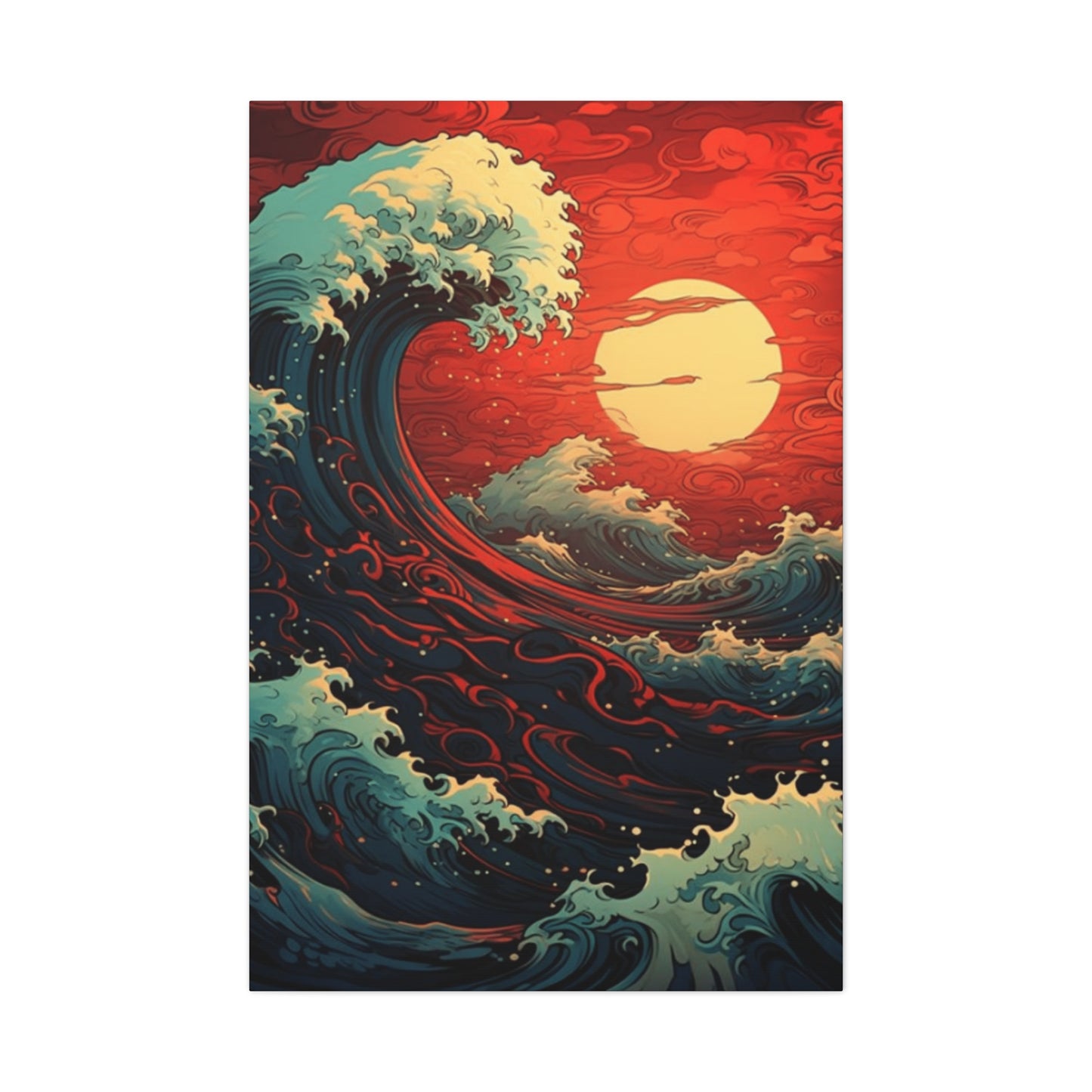 Vintage Waves Wall Art & Canvas Prints