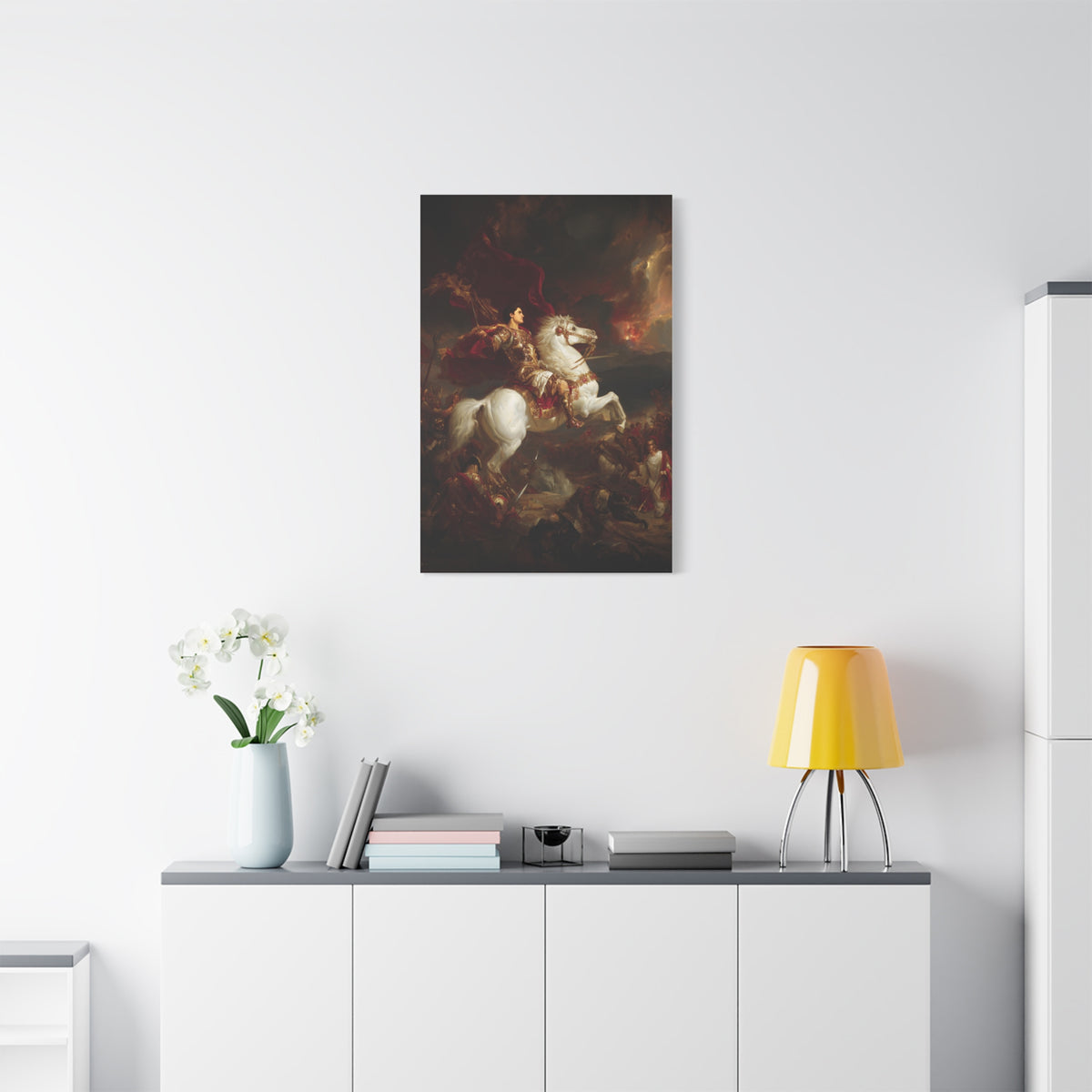 Alexander the Great Triumphant Battlefield Victory Wall Art & Canvas Print
