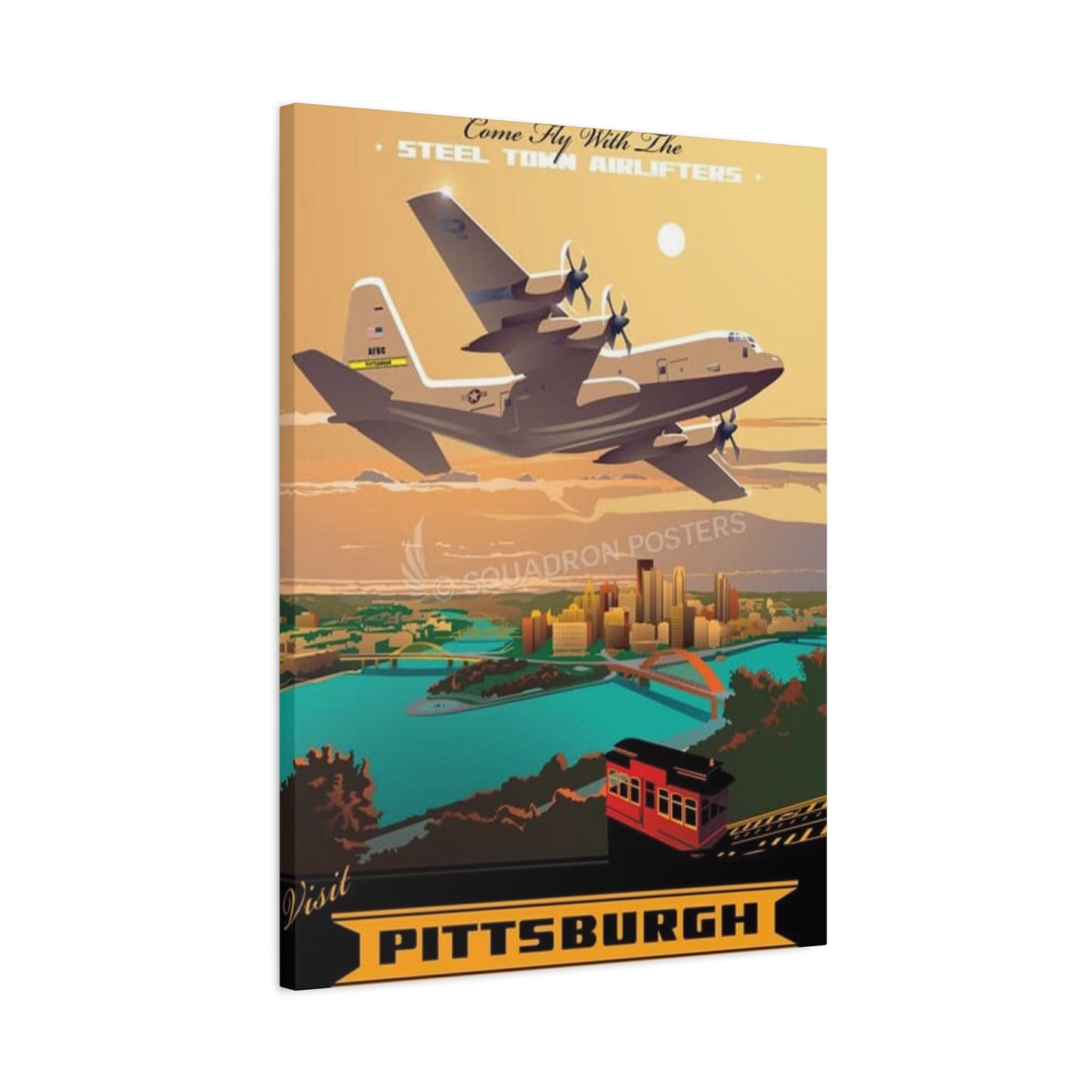 Pittsburgh Airlifter Poster Wall Art & Canvas Prints