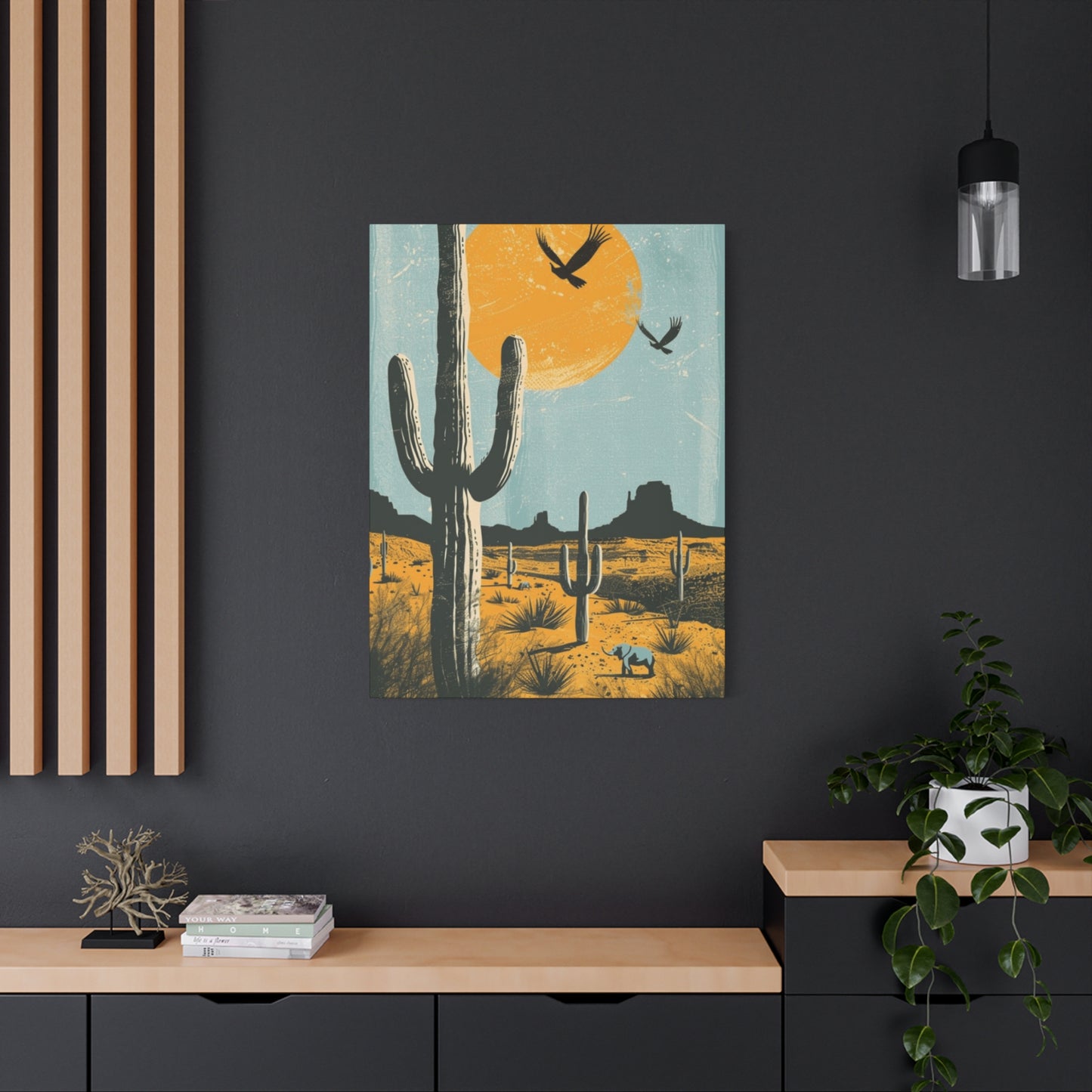 Desert Ecosystem Scenery Wall Art & Canvas Prints